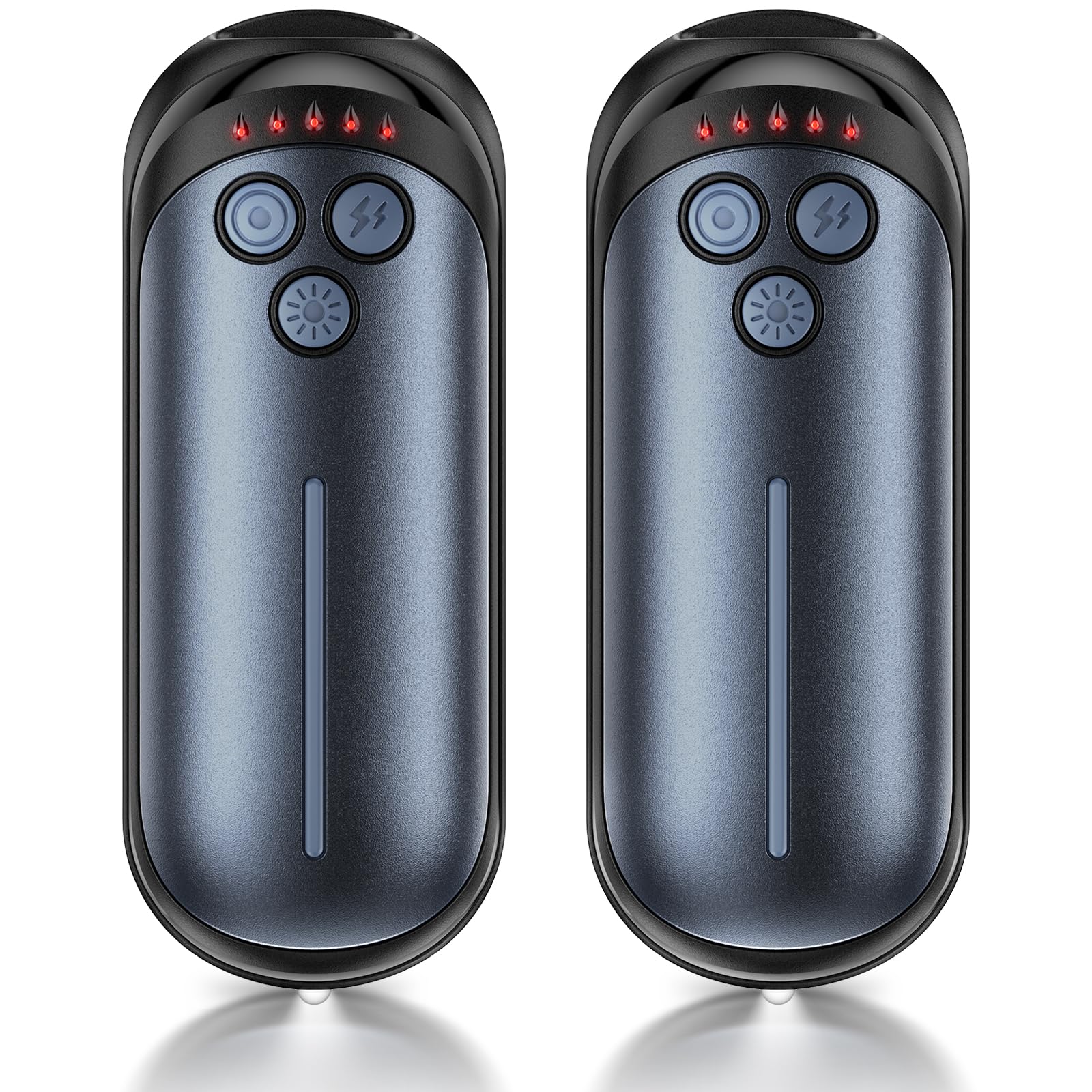 DeeKom Rechargeable Hand Warmers 2 Pack, 6000mAh Electric Hand Warmer Rechargeable, 2 in 1 Portable Hand Warmers with AI Smart Chips, Outdoor, Hunting, Camping for Family for Christmas