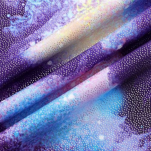 Miniatura 3 de Belovance Leotardos de gimnasia para niñas pequeñas, trajes de gimnasio, leotardo de danza, brillante, arcoíris, dinosaurio, leopardo, estrellas,