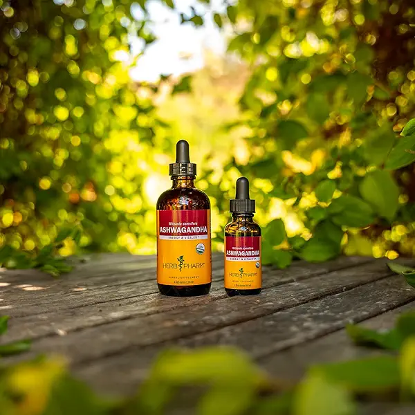 Herb Pharm Ashwagandha Liquid Extract: Organic, Calming Ayurvedic Adaptogen, Stress Support Supplement | Fast-Absorbing & Sugar-Free Ashwagandha Tincture | Up to 3 Week Supply, 1 oz* 8