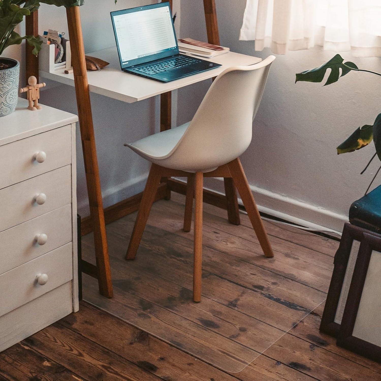 Large Clear Desk Chair Mat for Office Chair Non Slip Wood/Tile Protection Mat Transparent Floor Protector Home Office Mat 2mm Thick 160x190cm (2mm Thick 160x250cm)