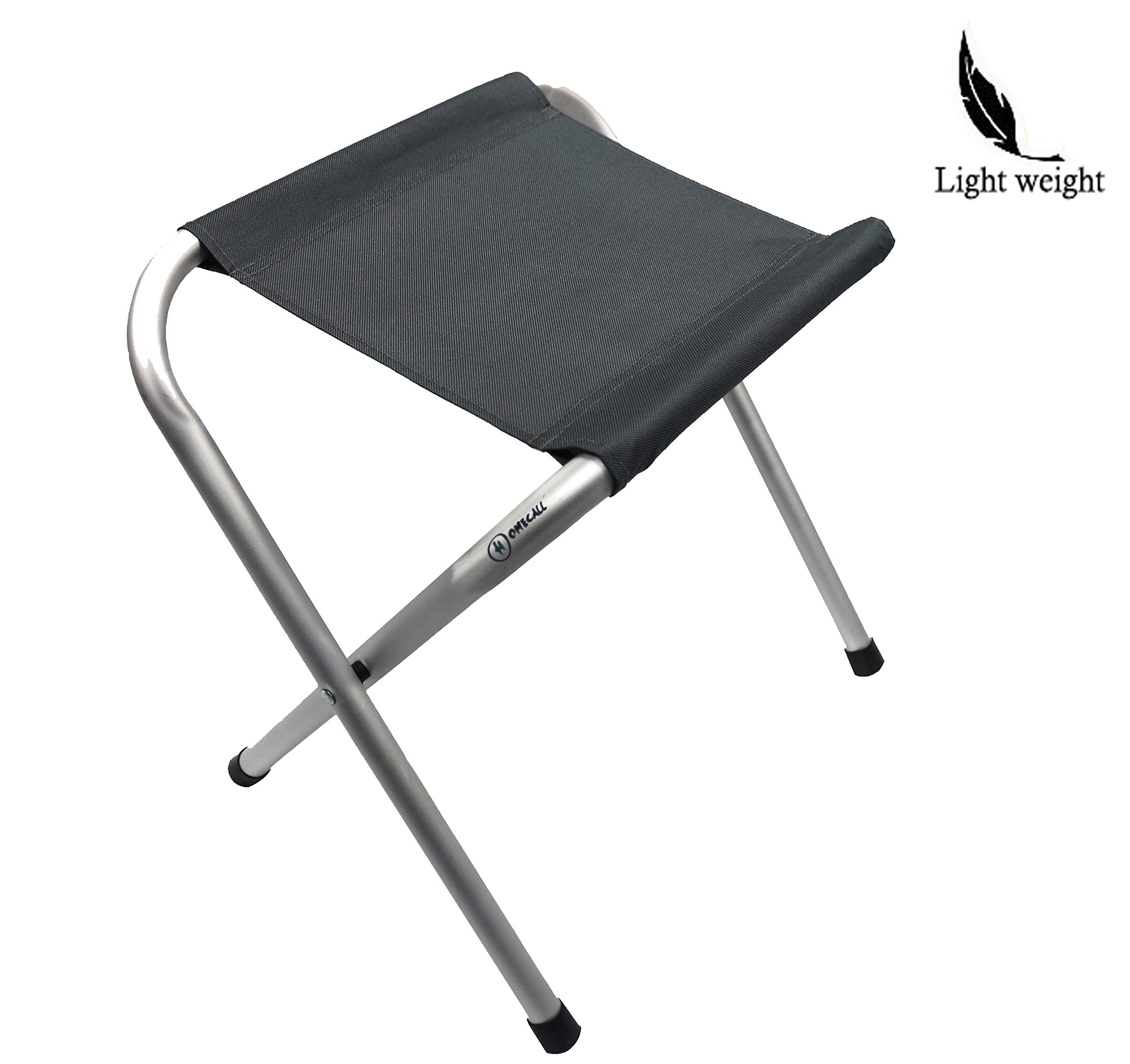Homecall Folding camping stool Alu with grey 600D polyester Buy Online