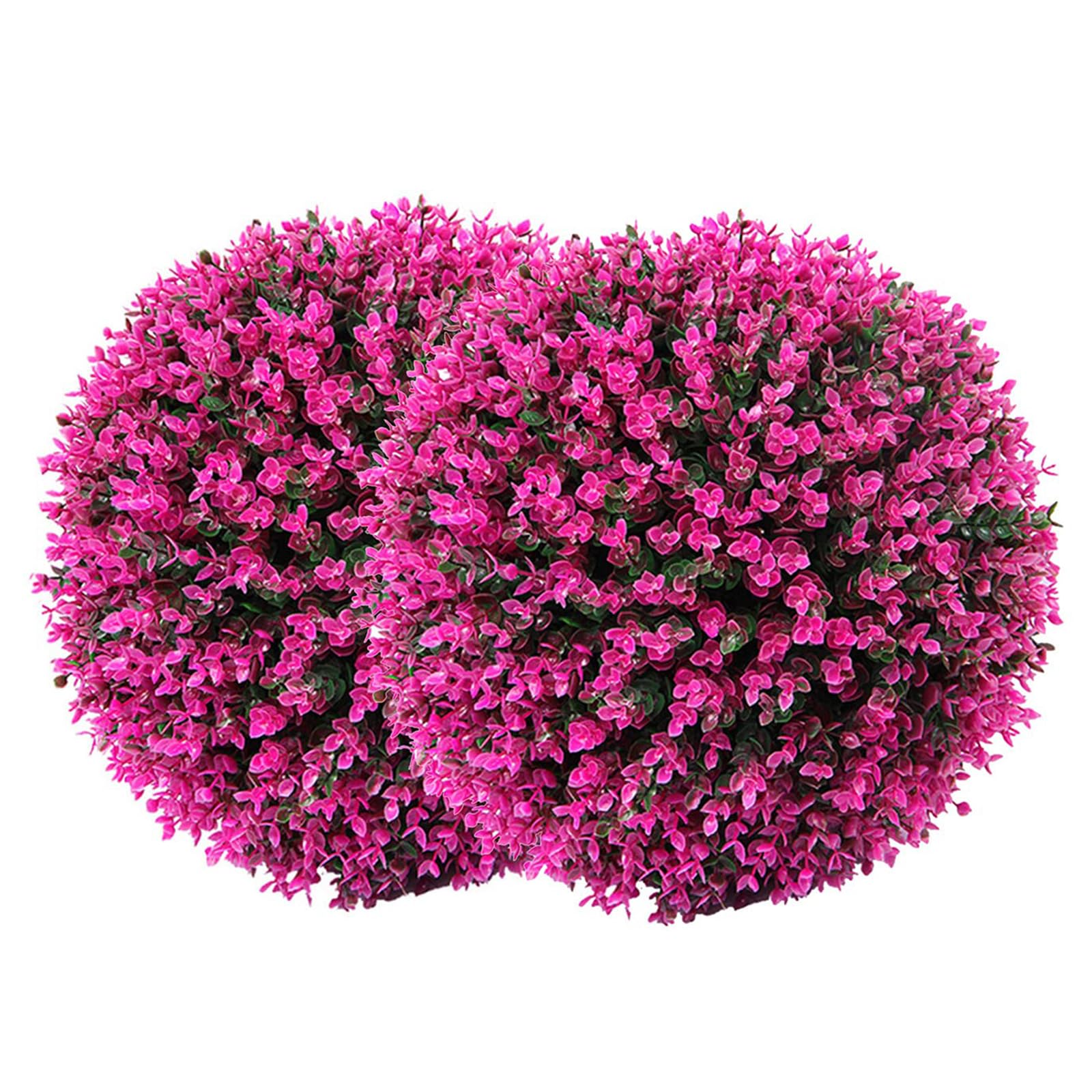 Lot De 2 Boules Topiaires De Plantes Artificielles, Boule Décorative En Faux Buis, Boules Décoratives De Plantes Violettes Pour Jardin, Balcon, Jardin, Mariage Et Décoration D'intérieur(Size:30cm)
