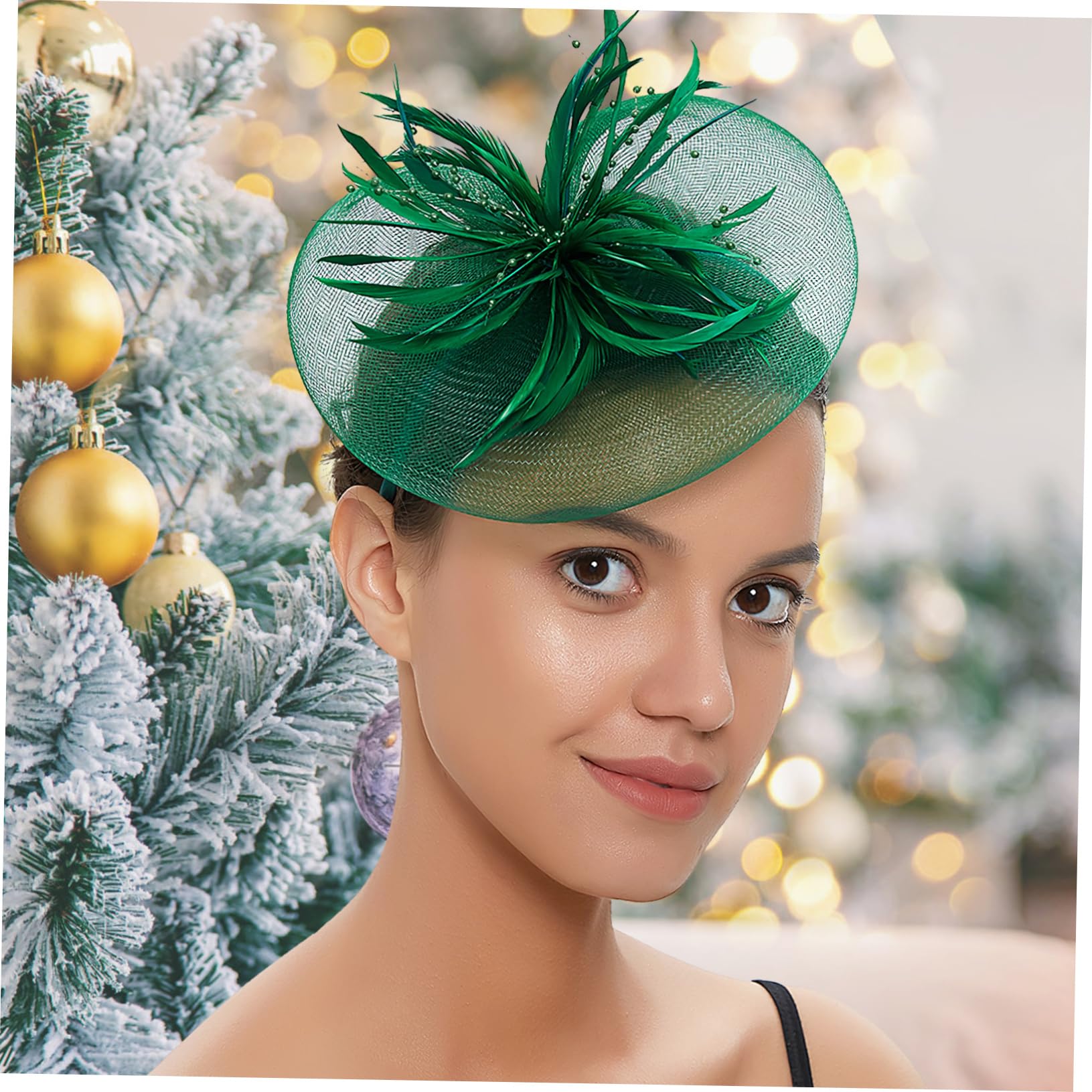 3piezas Tocado Elegante y Tul Para Fiestas Adorno De Cabello Para Eventos Especiales y Bailes Accesorio De Moda
