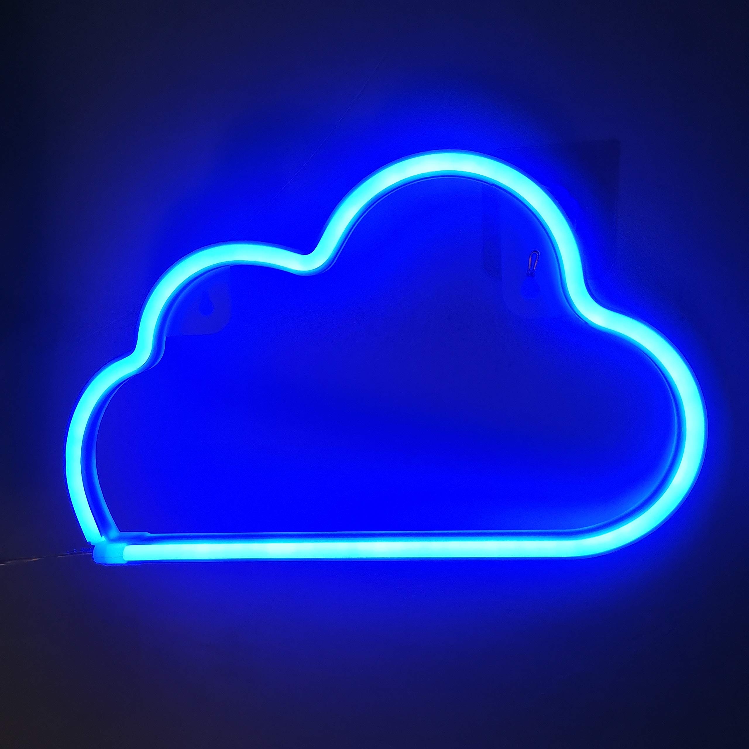 Neon Signs Neon Light Cloud Lightning Bolt Neon Signs for Bedroom Living Room Bar Party Club Stage Kids Room Halloween Christmas