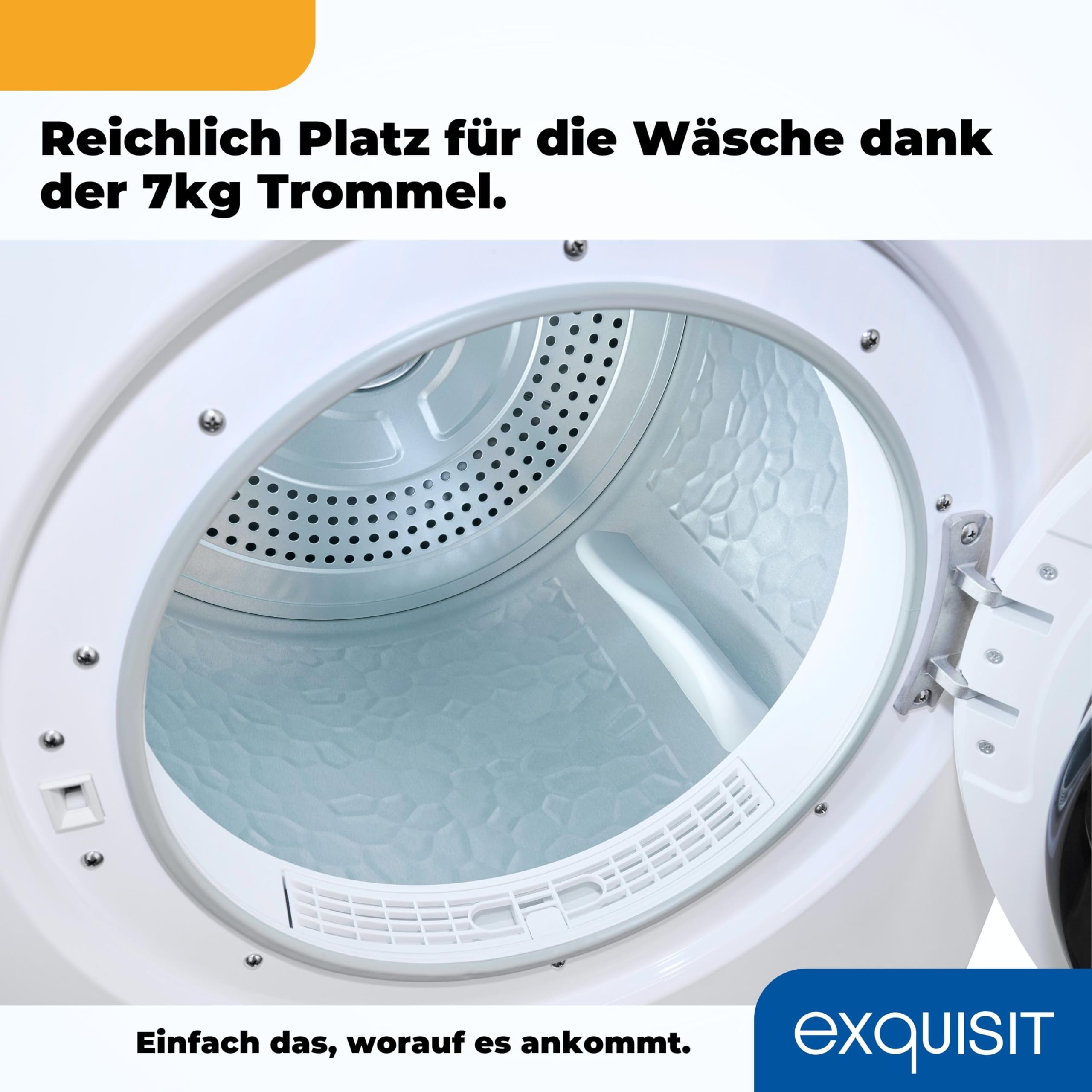 Exquisit Sèche-linge 7 kg TAE70-70 Classe énergétique G Blanc