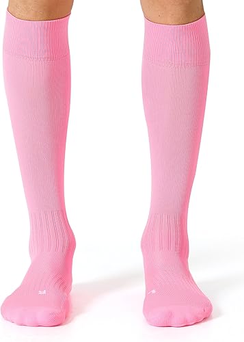 CS CELERSPORT Pack de 23 calcetines de fútbol, sóftbol y béisbol para niños, jóvenes y adultos - Calcetines de compresión multideporte