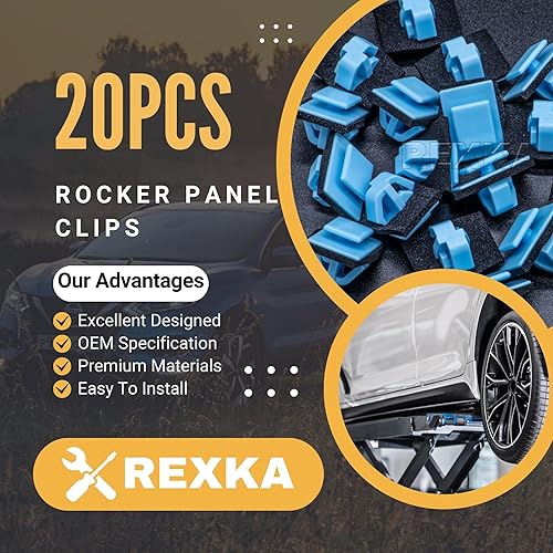 Miniatura 7 de Rexka 30 piezas de clip de retención de moldura para Hyundai Kia 87756-1F000 Elantra Santa Fe Kona Palisade Tucson Veloster Cadenza Forte NIRO Soul