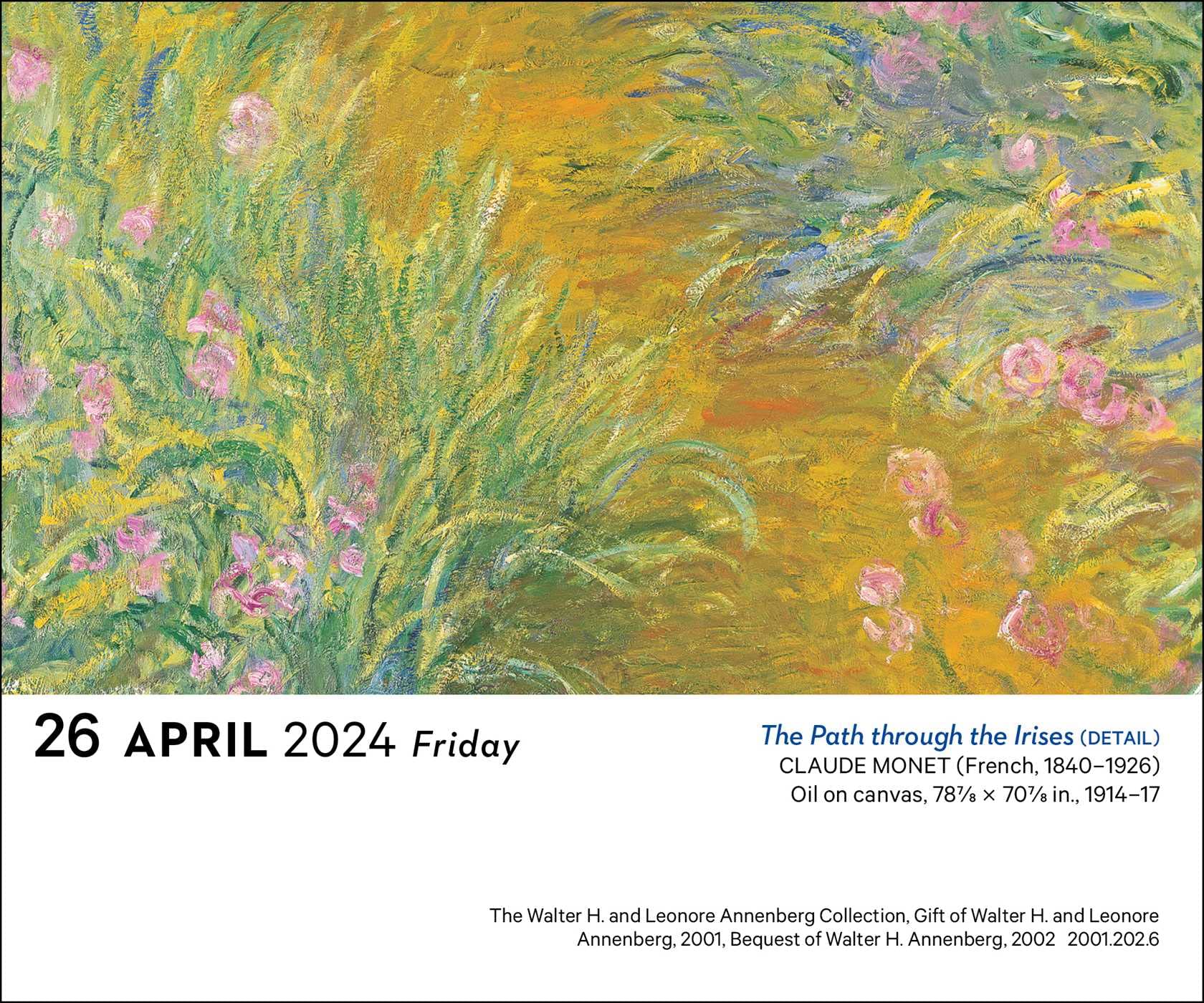 Impressionism and Post-Impressionism 2024 Day-to-Day Calendar