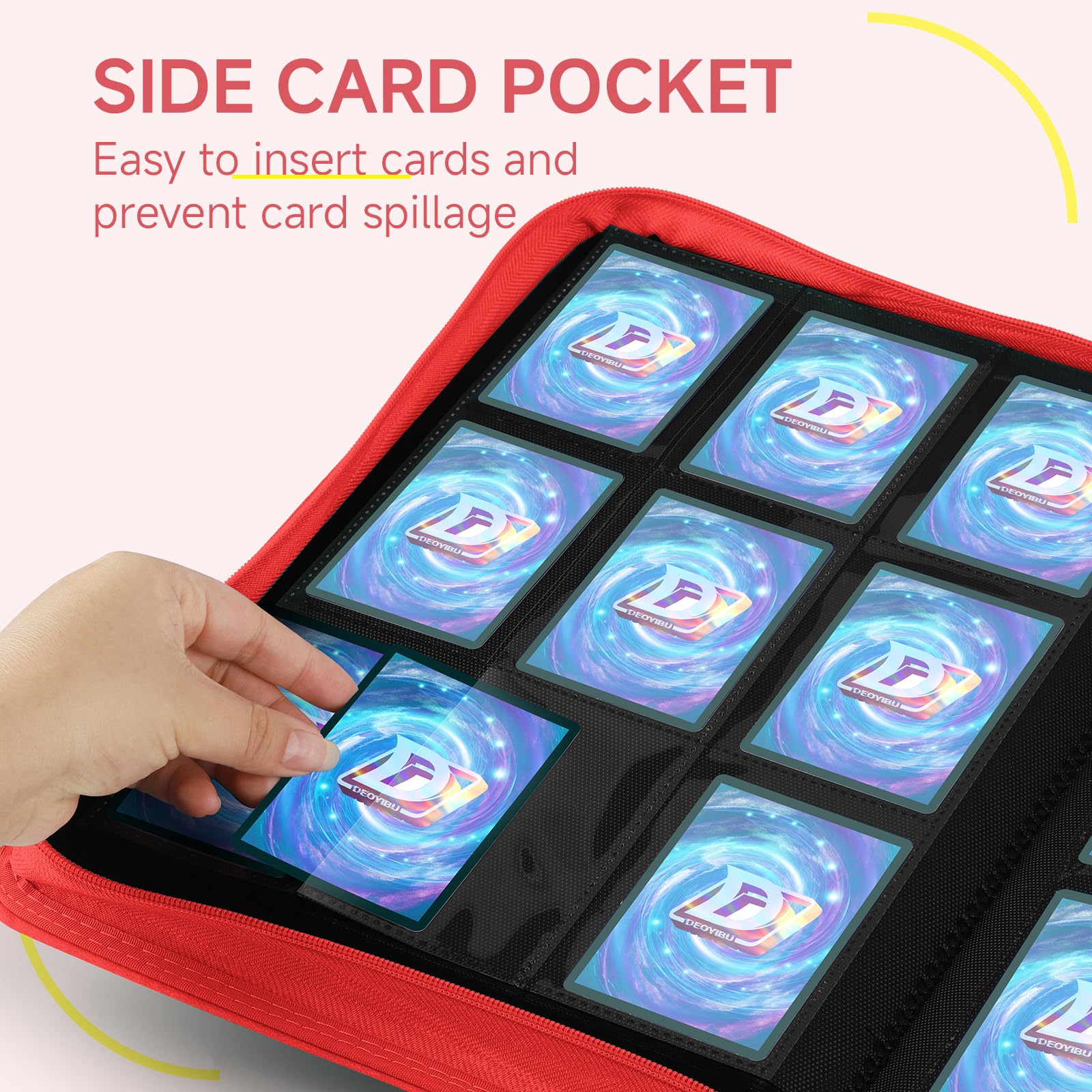 Card Binder mit 9 Taschen Trading Card Binder für Georgia