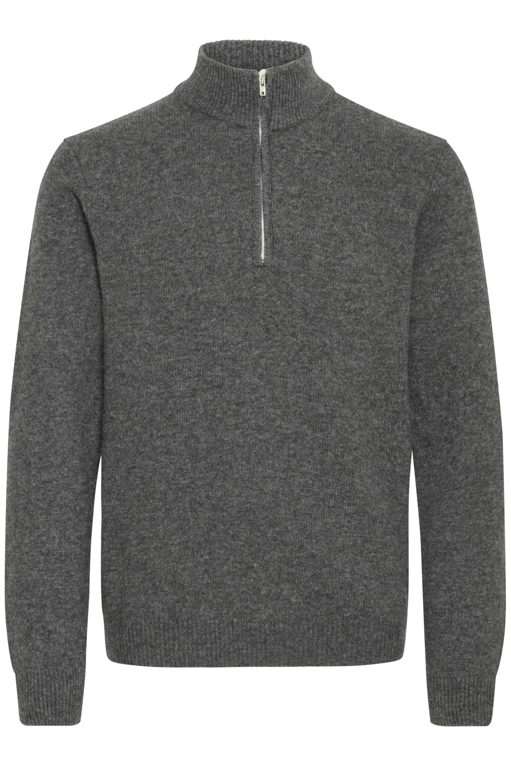 CASUAL FRIDAY CFKarl Herren Troyer Strickpullover Pulli mit Reißverschluss Troyerkragen Wollmischung Regular fit