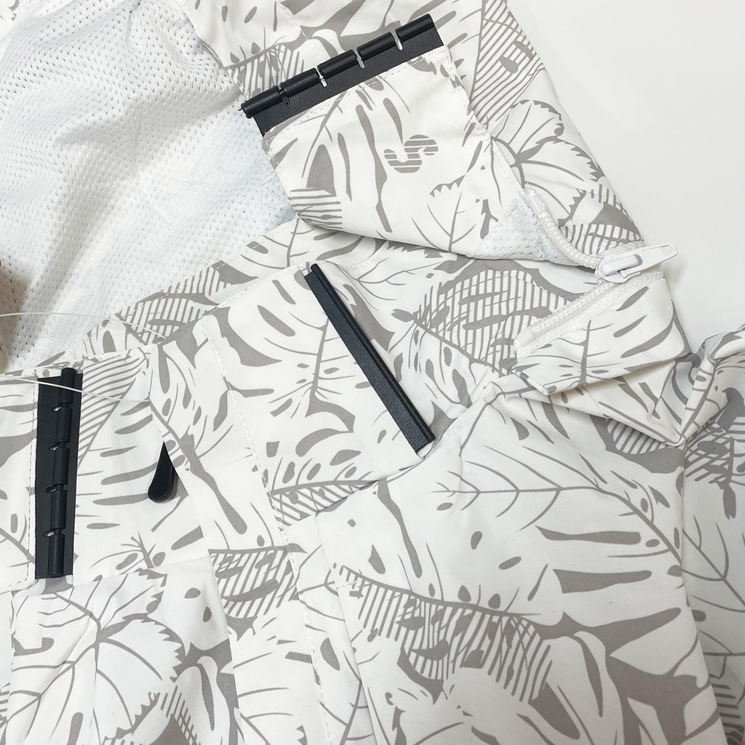 Blu Apparel Veste imperméable légère pour femme - Veste de randonnée respirante imprimée