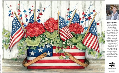 Miniatura 5 de Buffalo Games - Susan Winget - Glorious Geraniums - Rompecabezas de 300 piezas grandes para adultos rompecabezas desafiante perfecto para noches de