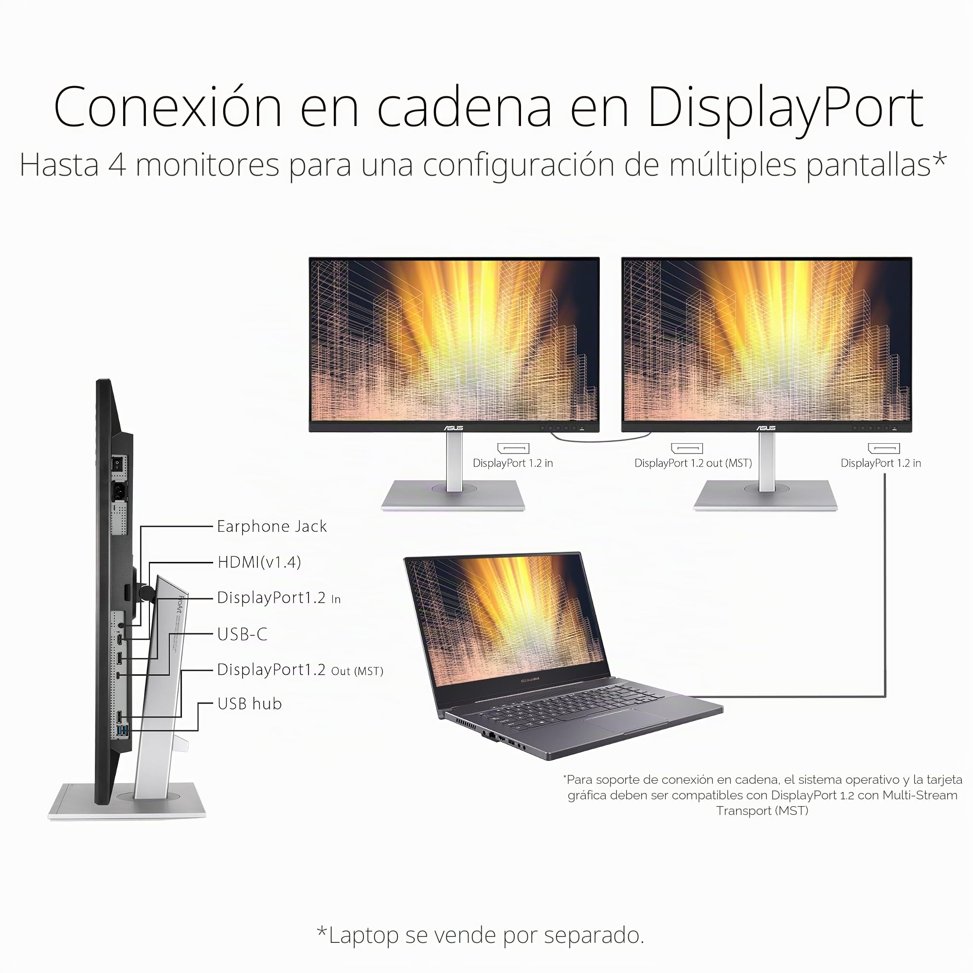 ASUS ProArt Display PA278CV 27" LED IPS QHD FreeSync USB-C