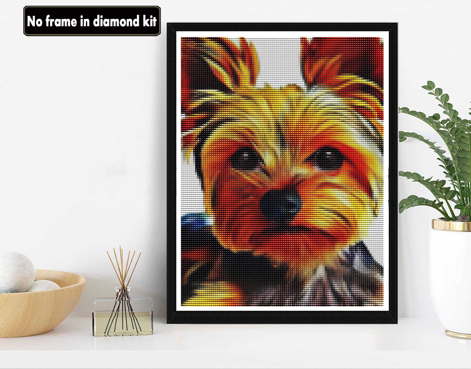 VAIIEYO DIY Diamond Painting Kit Completo Perro, 5D Pintura Diamante Animal, Diamante De Bordado Manualidades Para Decoración 30X40cm