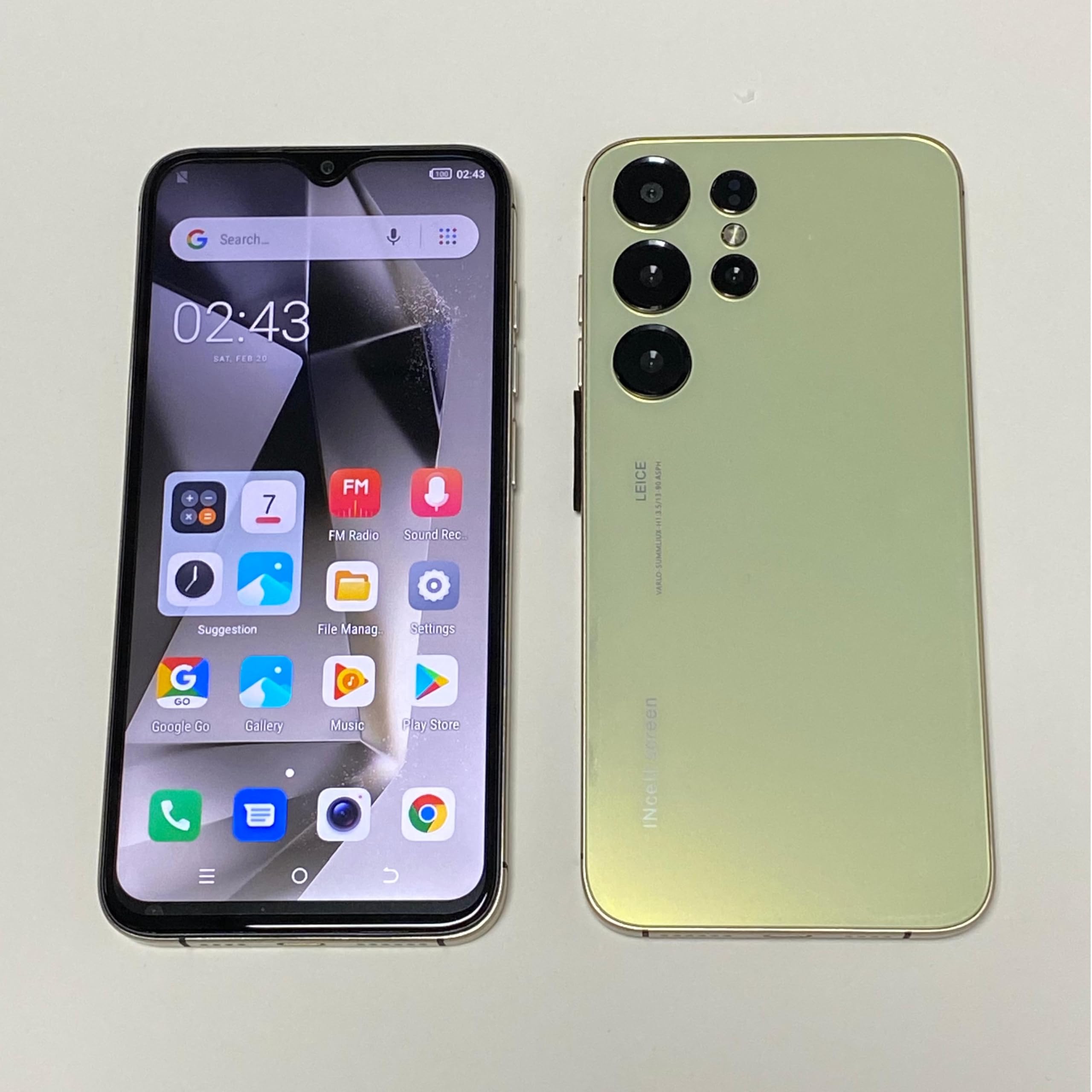 Aidekunlin Ontgrendelde telefoon, 6,52 inch scherm, 3 GB RAM 32 GB ROM, voor- en achtercamera's, ondersteunt 4G LTE-FDD TDD, 8-core high-speed chip, 4G Android telefoon (diepgrijs