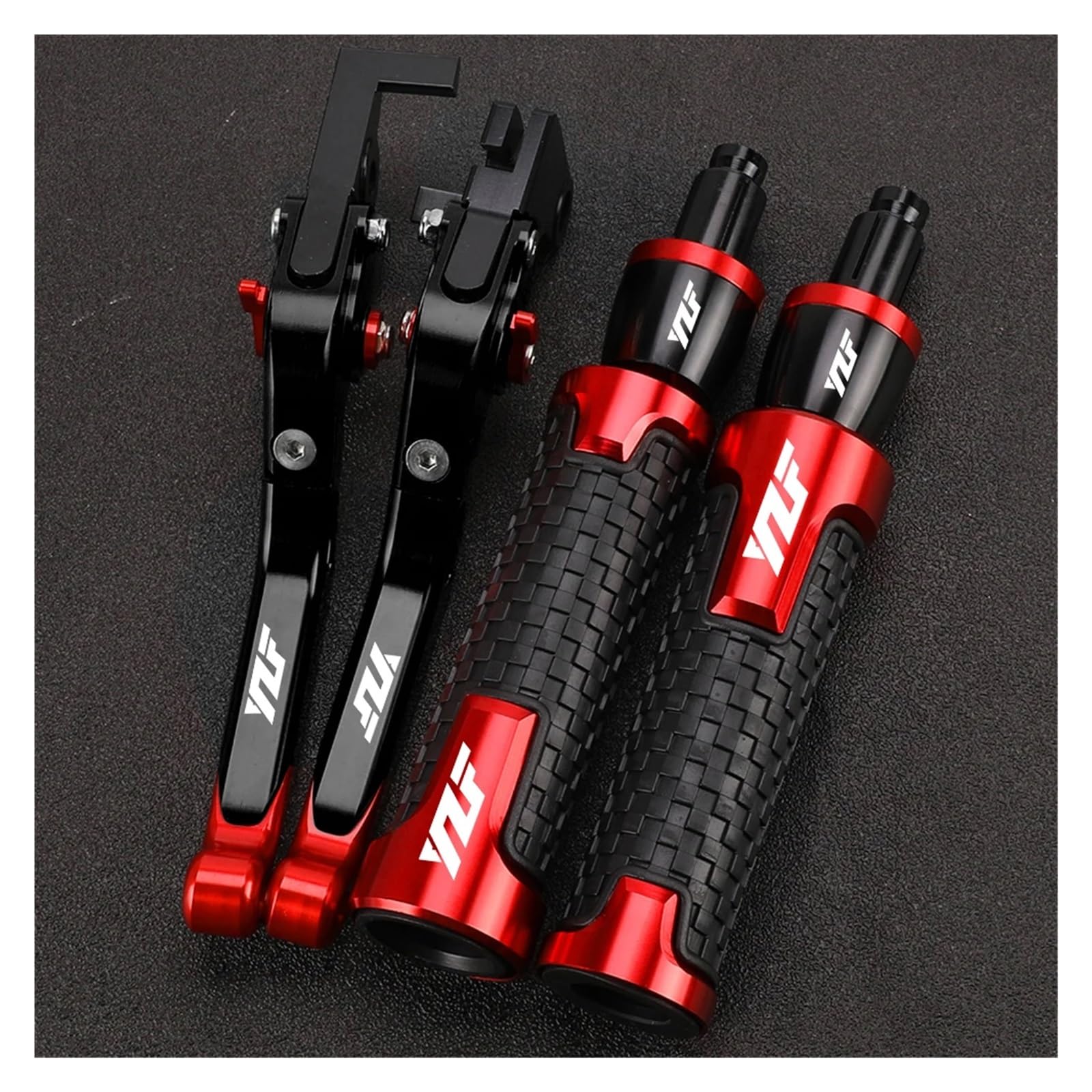 Fsjgbnhokvn Ff6 Motorcycle Brake Clutch Lever For Yzf-R1 Yzfr1 Yzf R1 R1m/R1s 2015-2024 Yzf R6 Yzf-R6 Yzfr6 2017-2024 Motorcycle Brake Clutch Levers Handlebar Grips(Ff6)