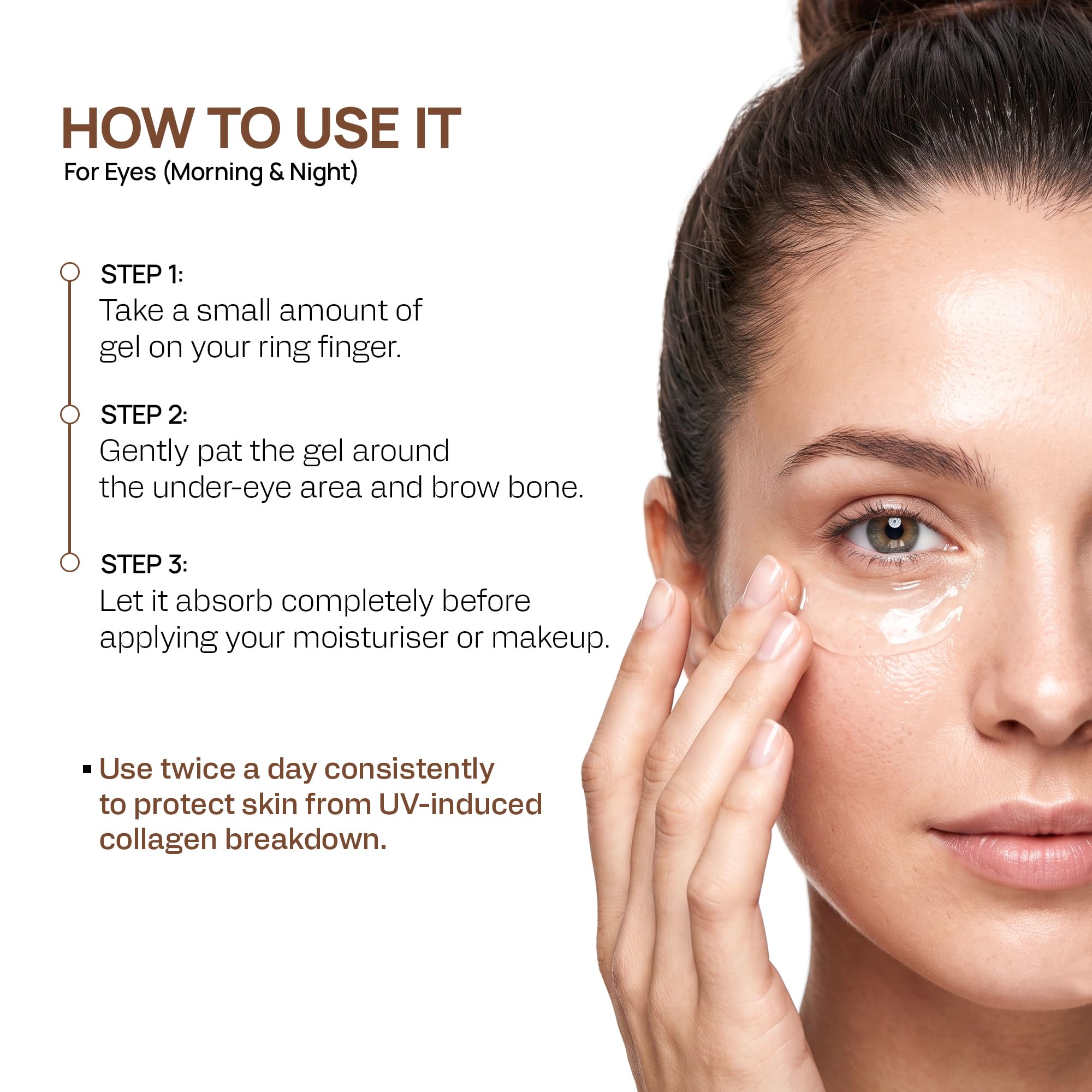 YUDERMA Yuvenex Under Eye Cream For Dark Circles – 3X Contoura Care Under Eye Gel for Dark Circle & Puffiness Treatment, Hydrating Cream for Fine Lines & Under Eye Care, 25 ml — Amazon image 2