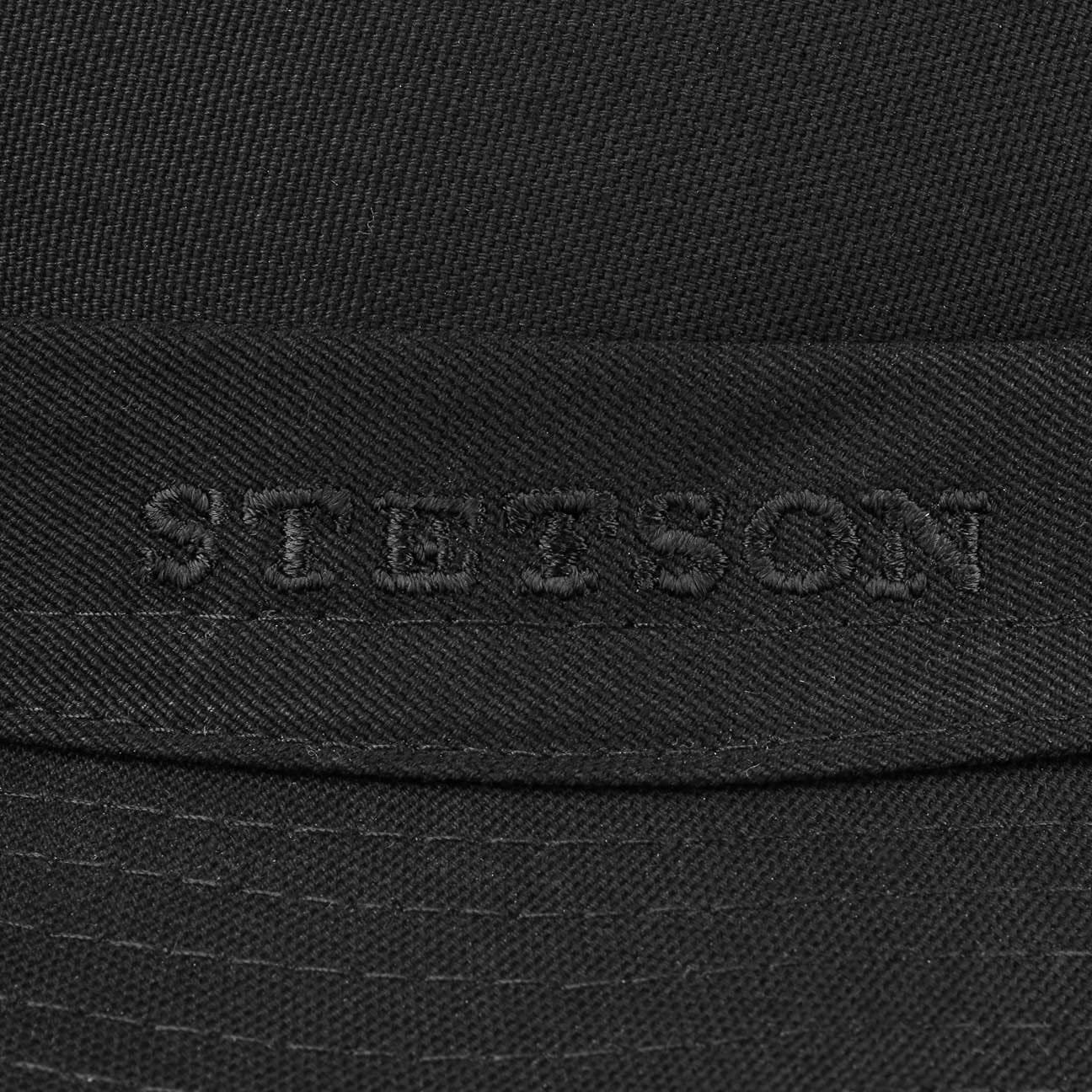 Stetson Cappello Trilby in Tessuto Teton Donna/Uomo - Made Italy Estivo Cotone da Sole con Fodera Estate/Inverno Estate