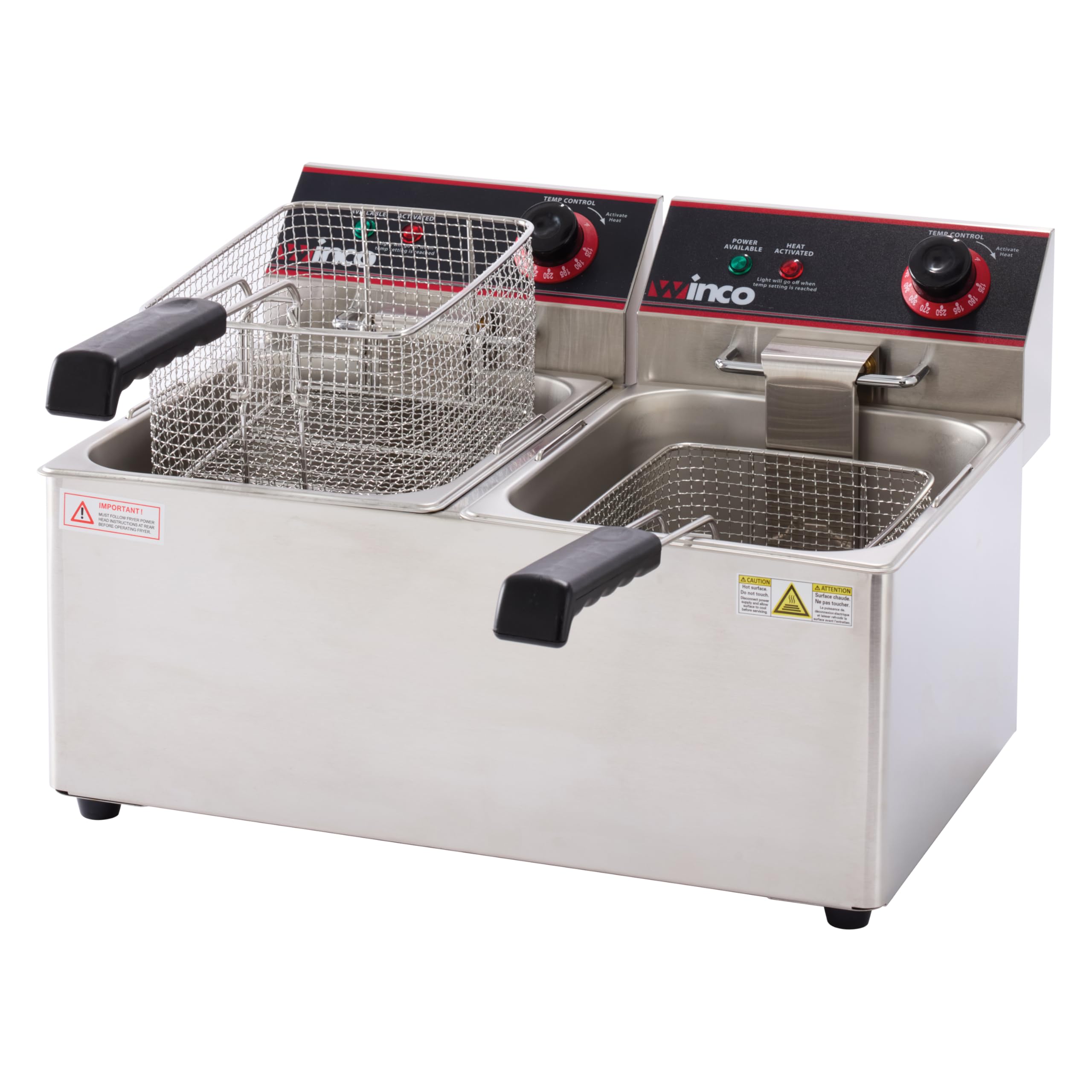 Winco EFT-32 Dual Well