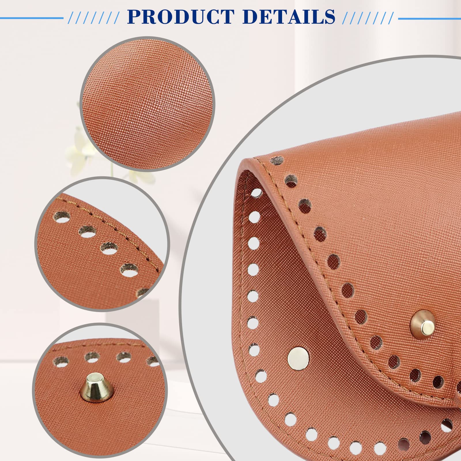 Kellegour 9 Pezzi Fondi per Borse Uncinetto,Rotonda Basi per Borse con Fori,Fondo Borsa Uncinetto Borsa a Uncinetto Artigianale,Accessori fai da te Per Fabbricazione del Sacchetto,9 Colore,15cm