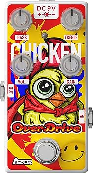 AZOR Overdrive Guitar Effect Pedal Mini Chicken Overdrive Analog
