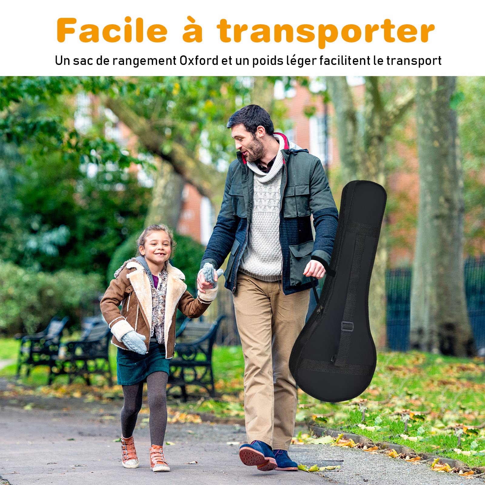 DREAMADE Banjo 4 Cordes 12 Supports avec Tambour Remo, Kit Banjolele Portable de Concert avec Accordeur & Sac de Transport, Instrument à Cordes pour Débutants, Amateur, Rouge