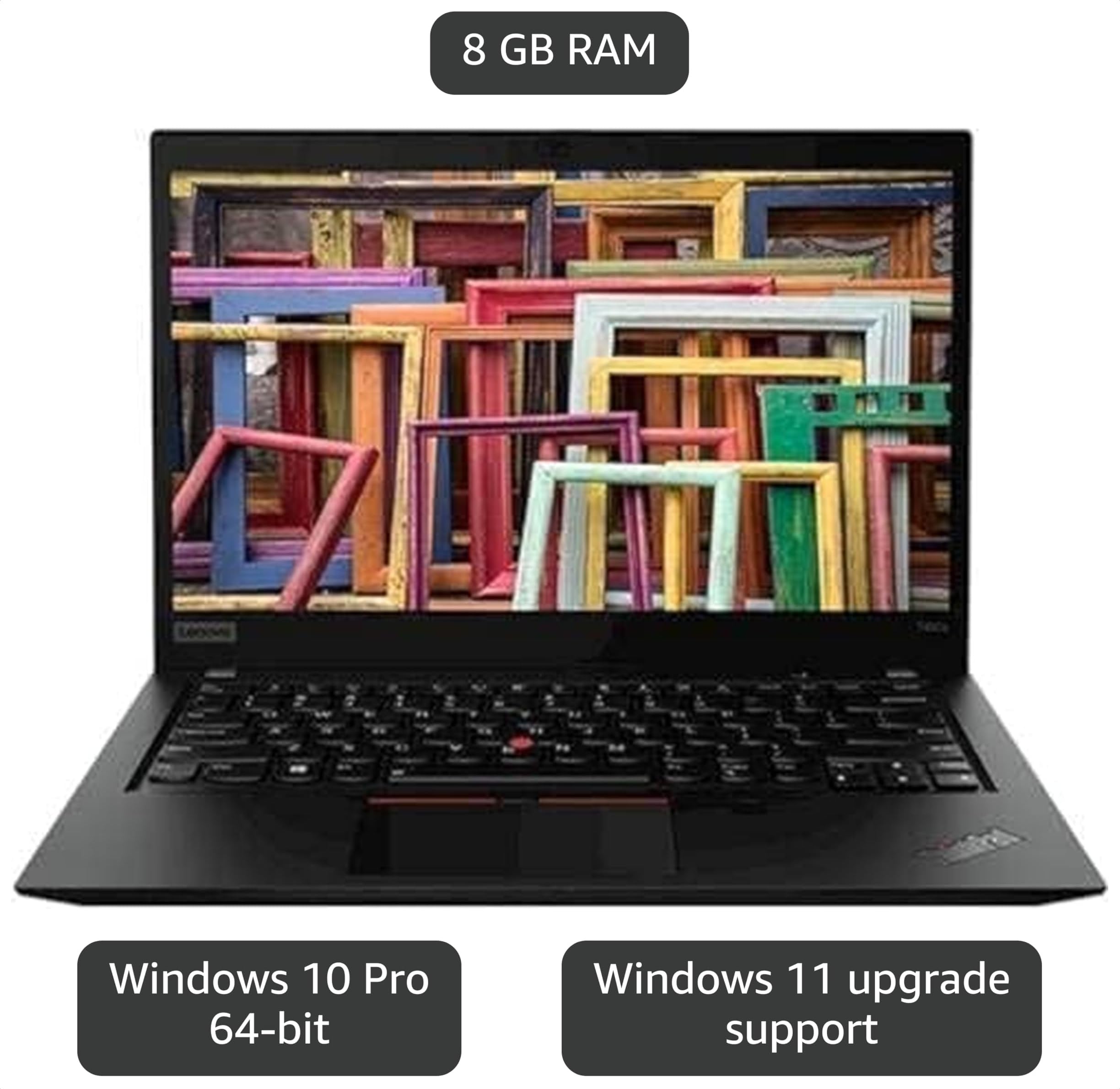 Amazon.com: Lenovo ThinkPad T490s Laptop, Intel Core i5-8365U, 8GB