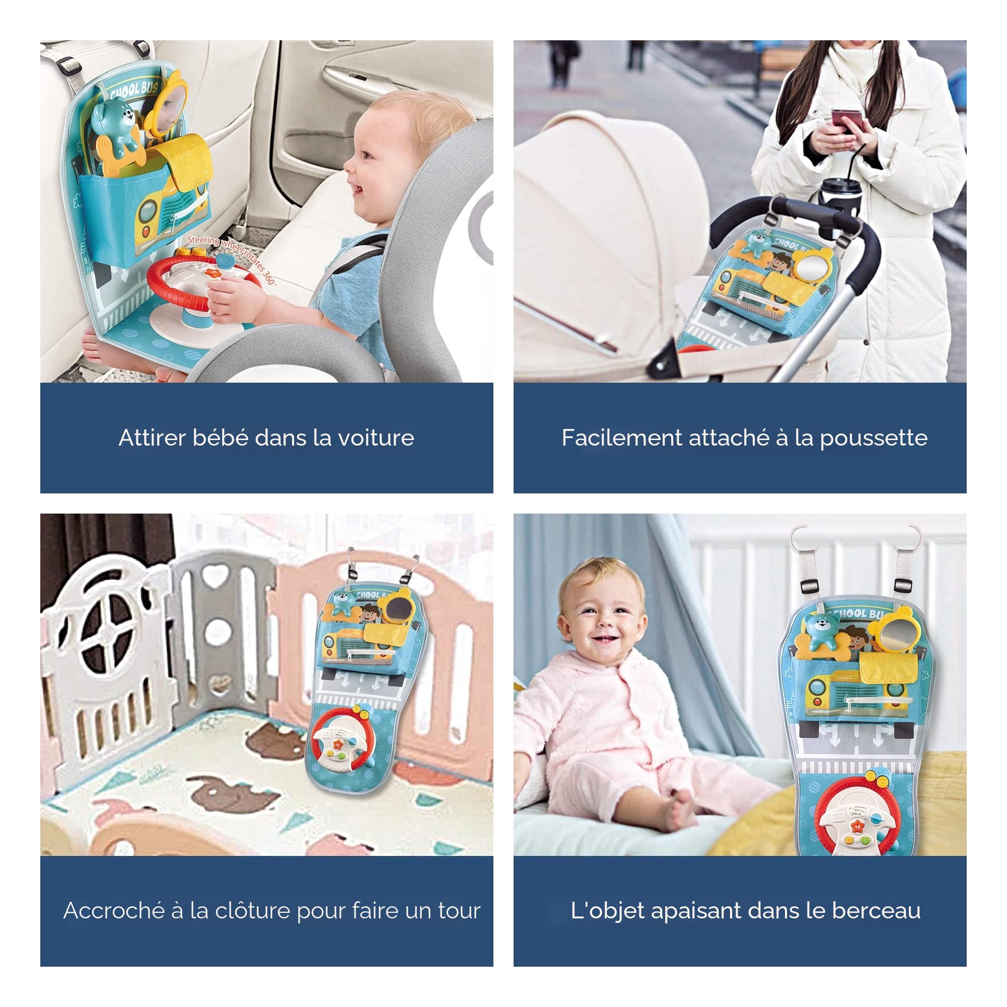 Siège auto pour bébé avec volant (volant) , pour 6-36 mois