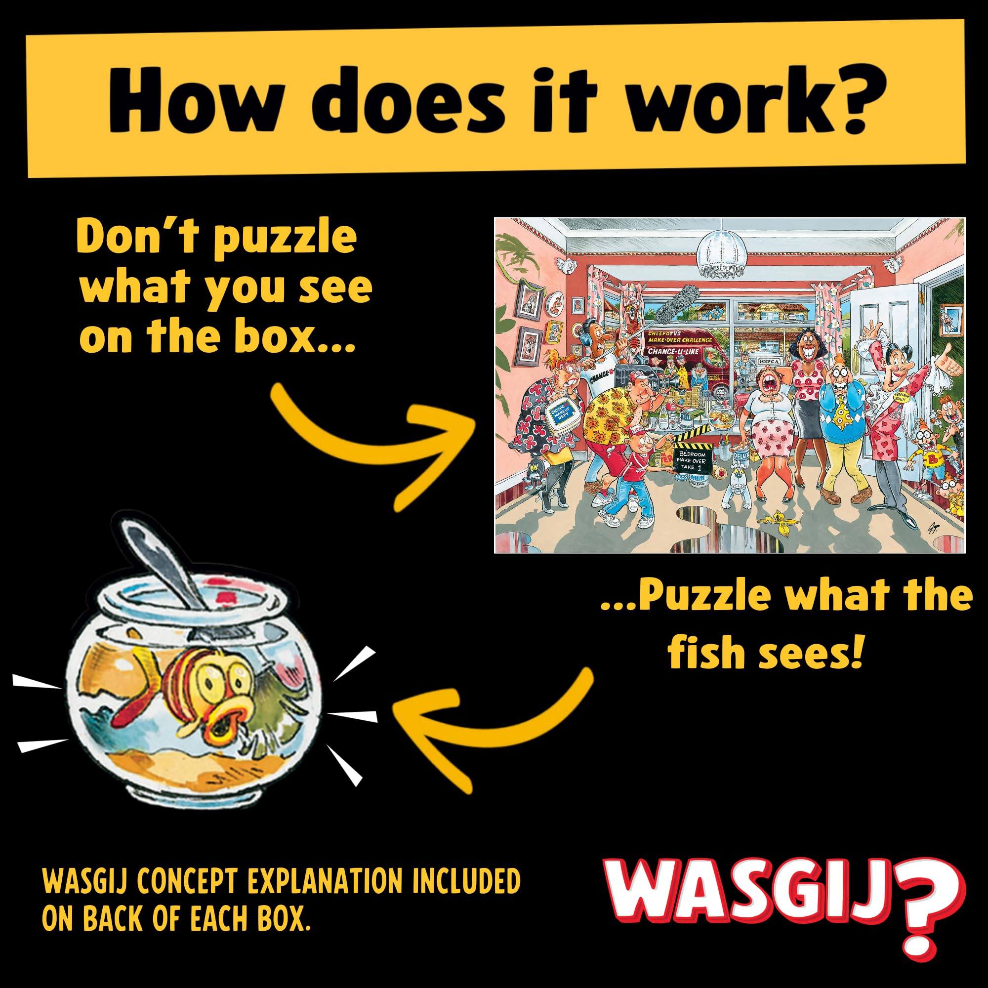 Wasgij Retro Original 9 Heimwerker, 1000 Teile Puzzles für Erwachsene – Ansicht 3