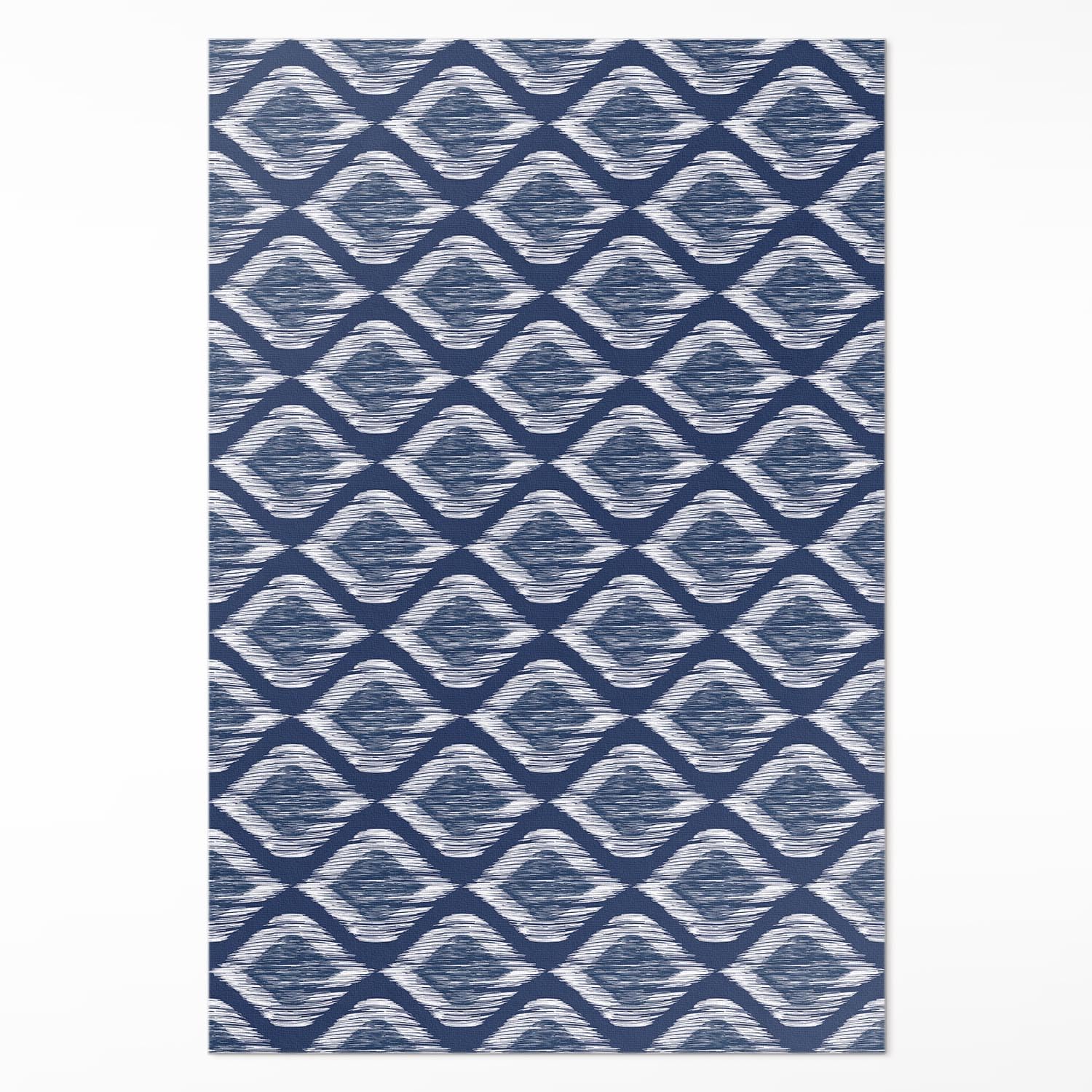 Tapis en vinyle rectangle 150x225 cm imitation tissu pour sublimer votre déco de salon