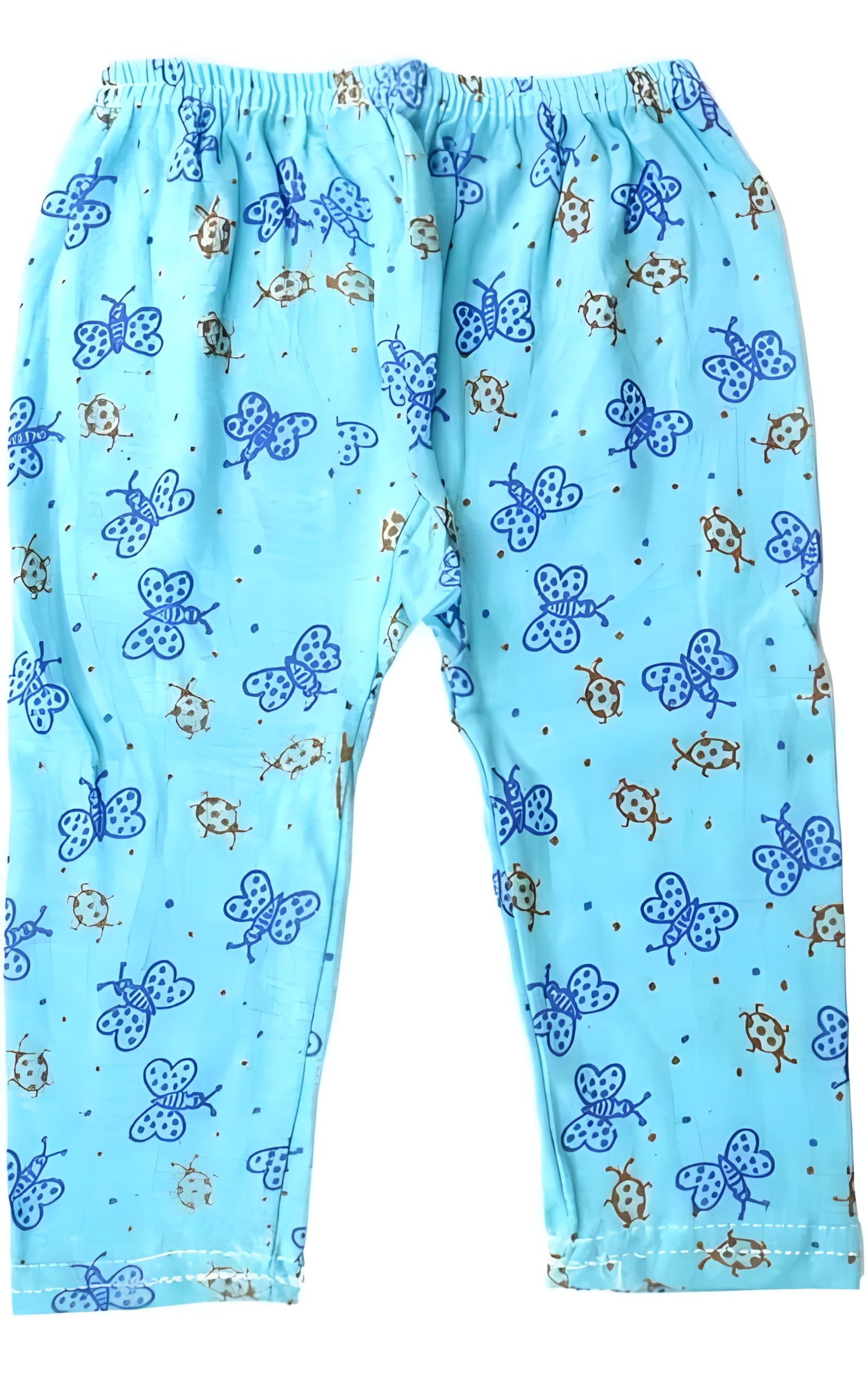 Cotton Unisex Pyjama for Kids Girls and Boys, Multicolour Printed, Pack of 6 (0-1 Years) 1