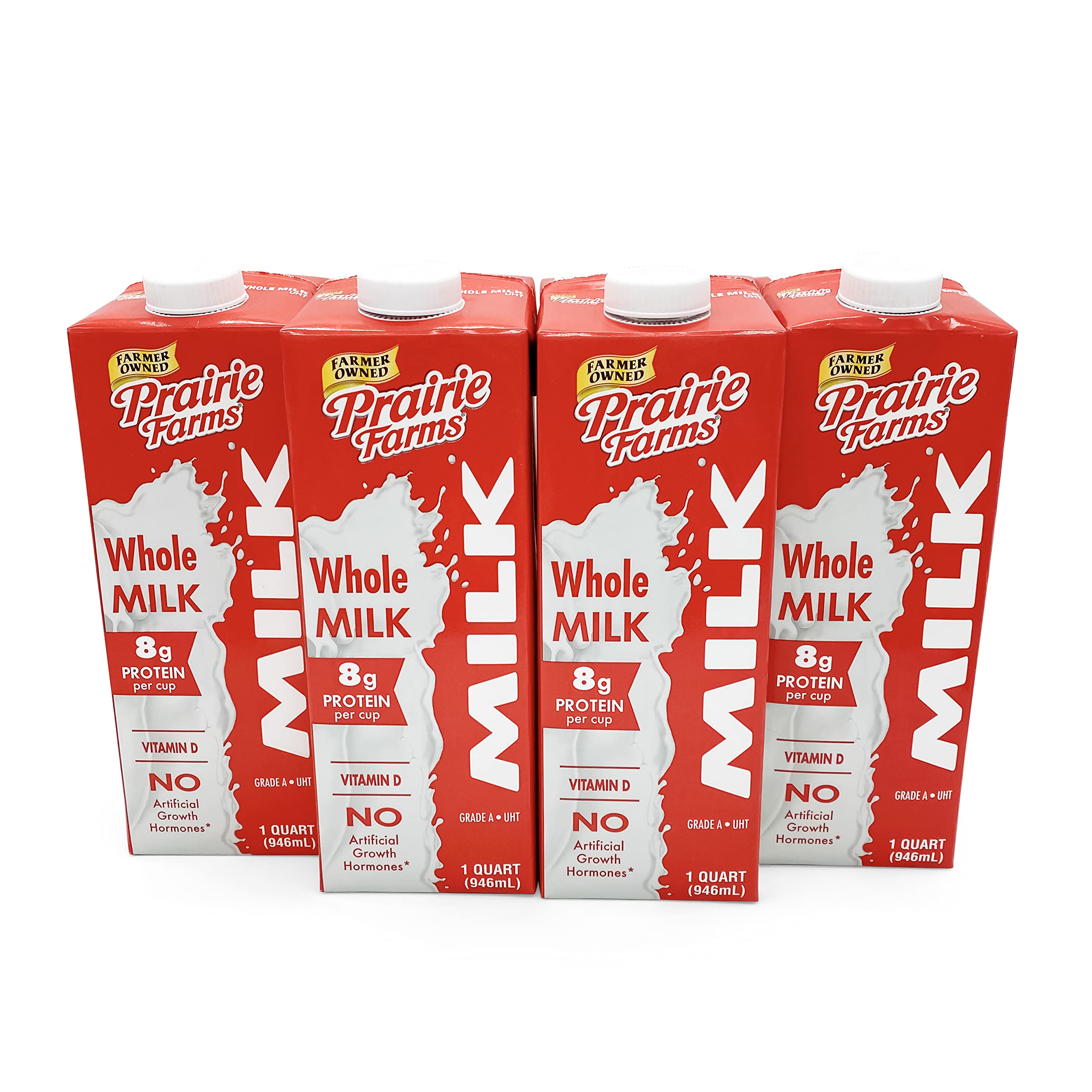 Buy Prairie Farms Shelf Stable Whole Milk UHT Milk Product of USA