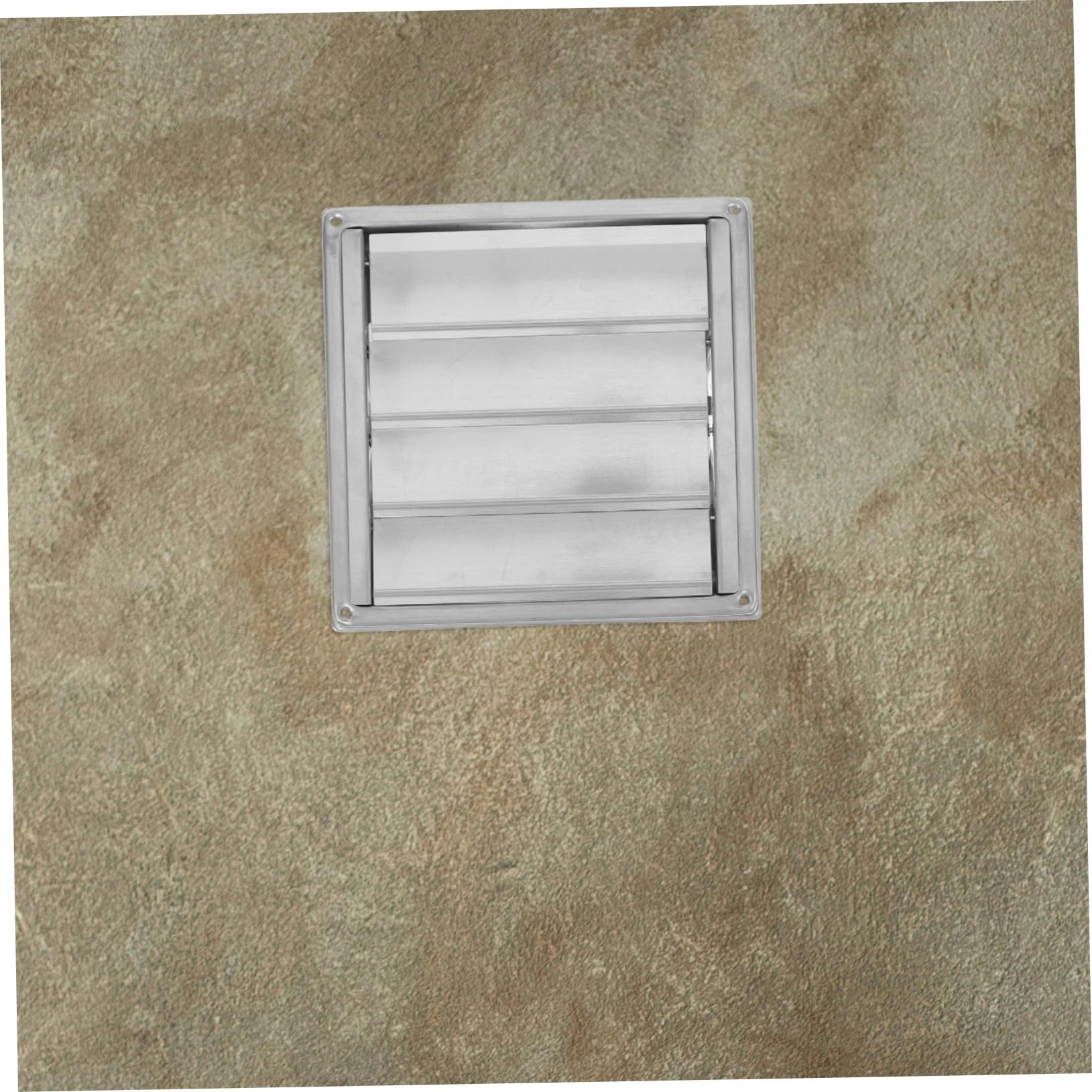 Homoyoyo Ventilazione in Acciaio Inox con Alette Regolabili e Rete Protettiva Copertura Aerazione per Esterni Case Uffici e Industrie Antipioggia e Resistente per Ventilazione e