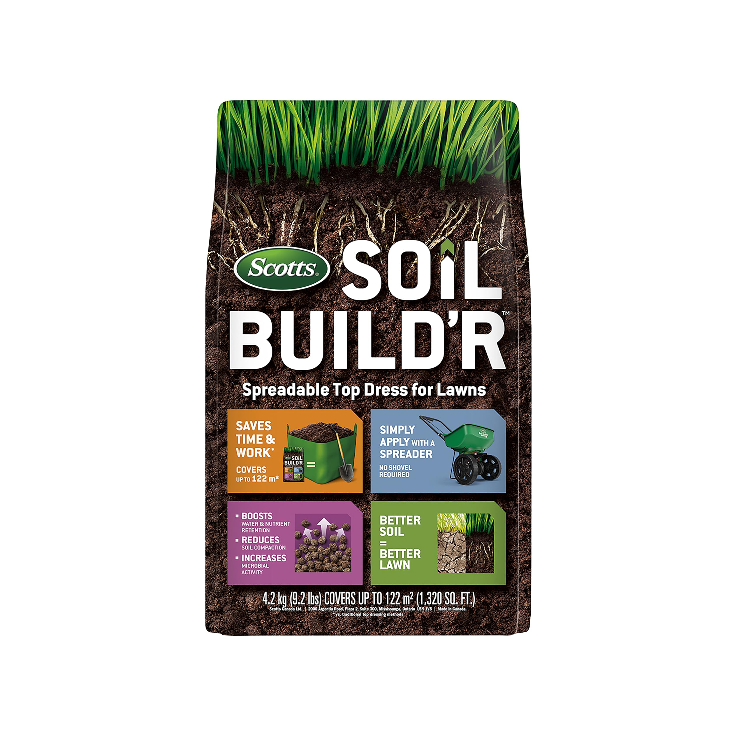 Scotts Soil Build'R: Lawn Soil Health Enhancer | Tested