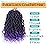 Karida Goddess Locs Crochet Hair 12 Inch, 8 Packs Upgraded Crochet Hair for Black Women, Pre Looped Crochet Faux Locs With Curly Ends (12 Inch (Pack of 8), TPurple)