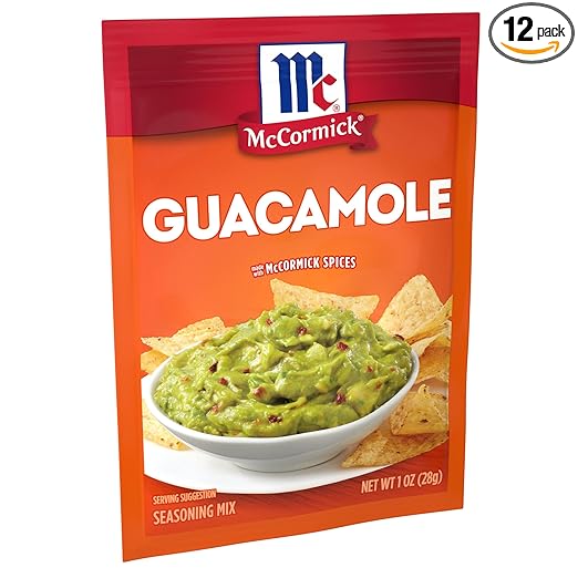 McCormick Guacamole Seasoning Mix, 1 oz (Pack of 12)
