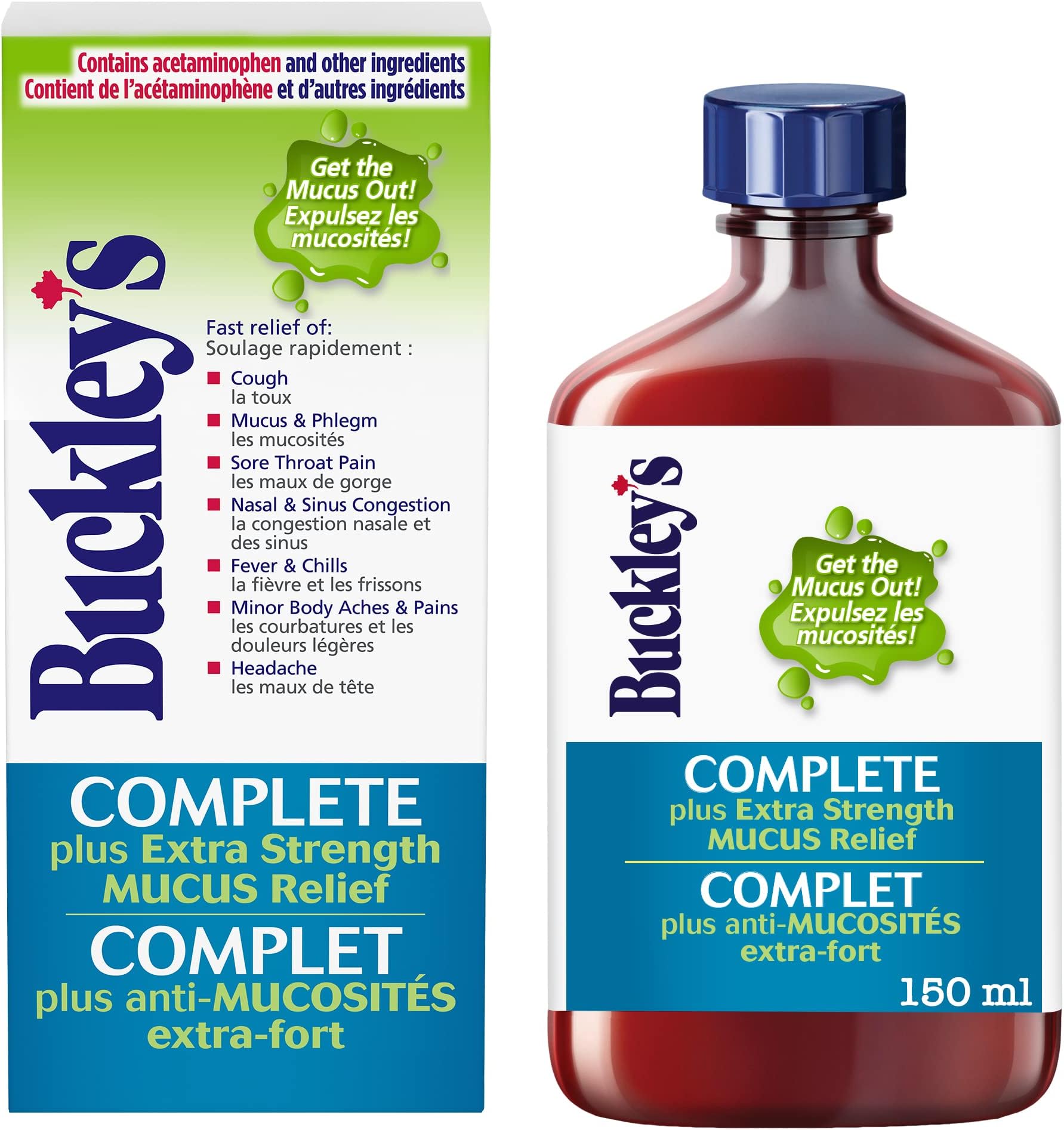 Complete 'MUCUS RELIEF' Syrup Extra Strength for relief of COUGH - 150 ml
