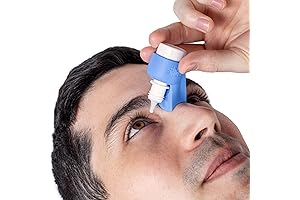 Eye Drop Guide | Reusable Silicone Aid to Help Aim Most Eyedrop Bottles