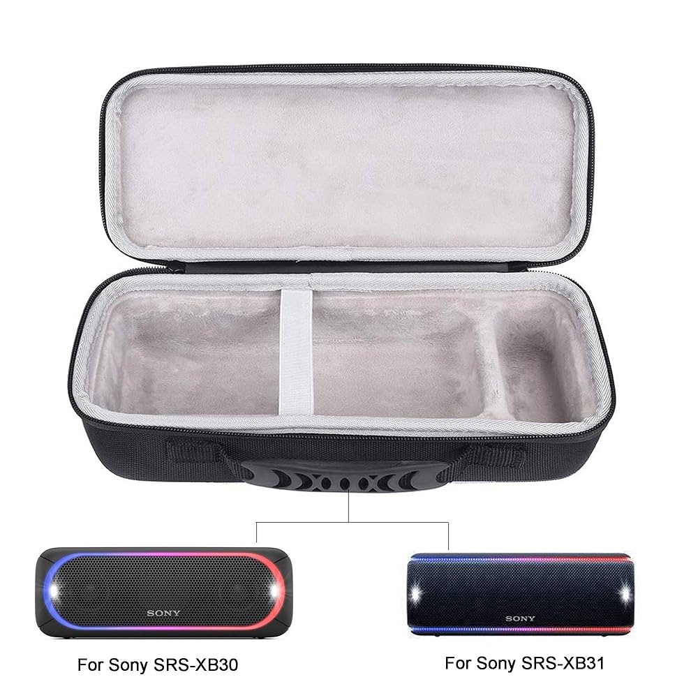 つ*ー様 SONY SRS-XB31 ケース付き Hard Travel Carrying Protective Bag Cover Case for Sony SRS