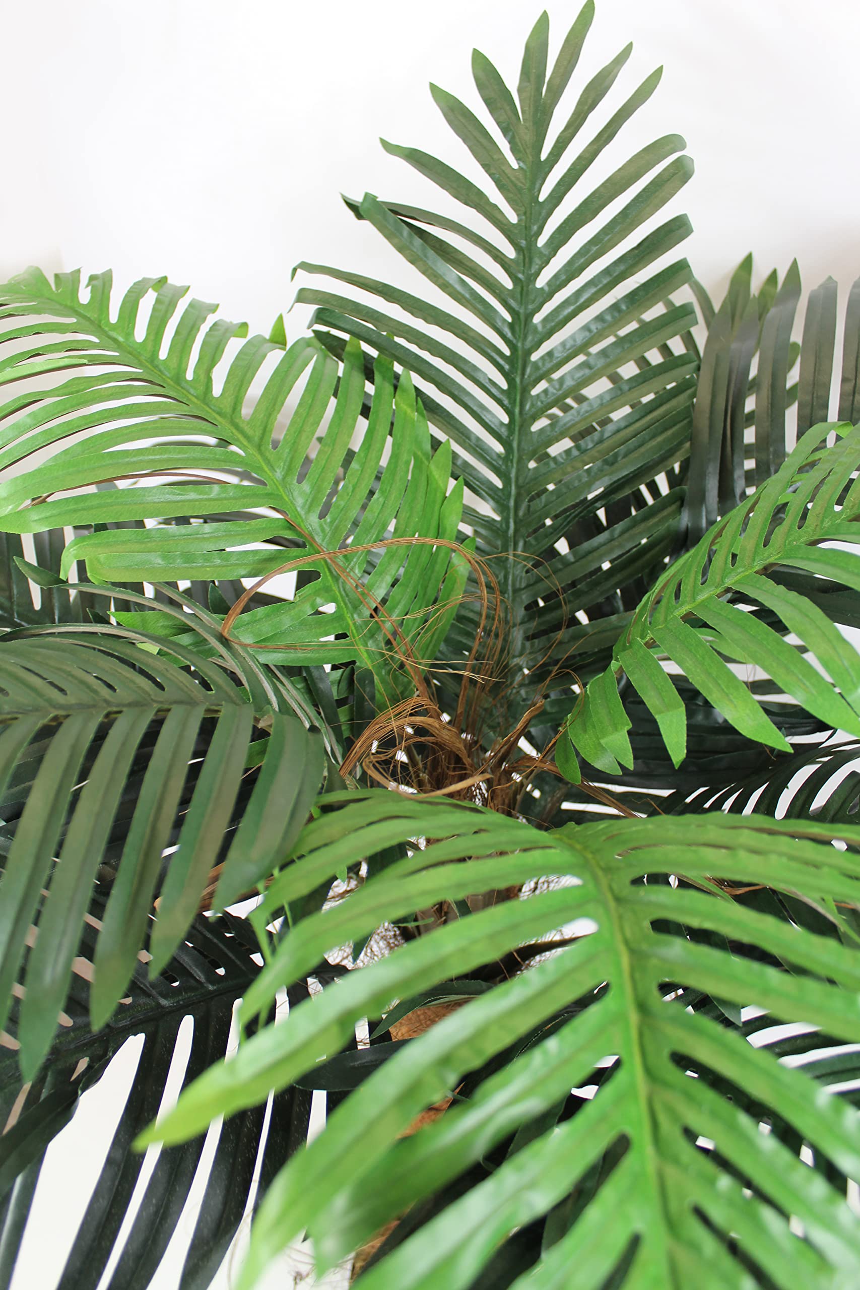 Künstliche Palme 100 cm wie echt Kunstpalme Kunstpflanze im Topf künstliche Pflanze Real-Touch Dekoration