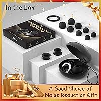 Vista 7 de Fita+ Tapones silenciosos y vistosos para los oídos Reducción de ruido para conciertos (Silver-Vine)