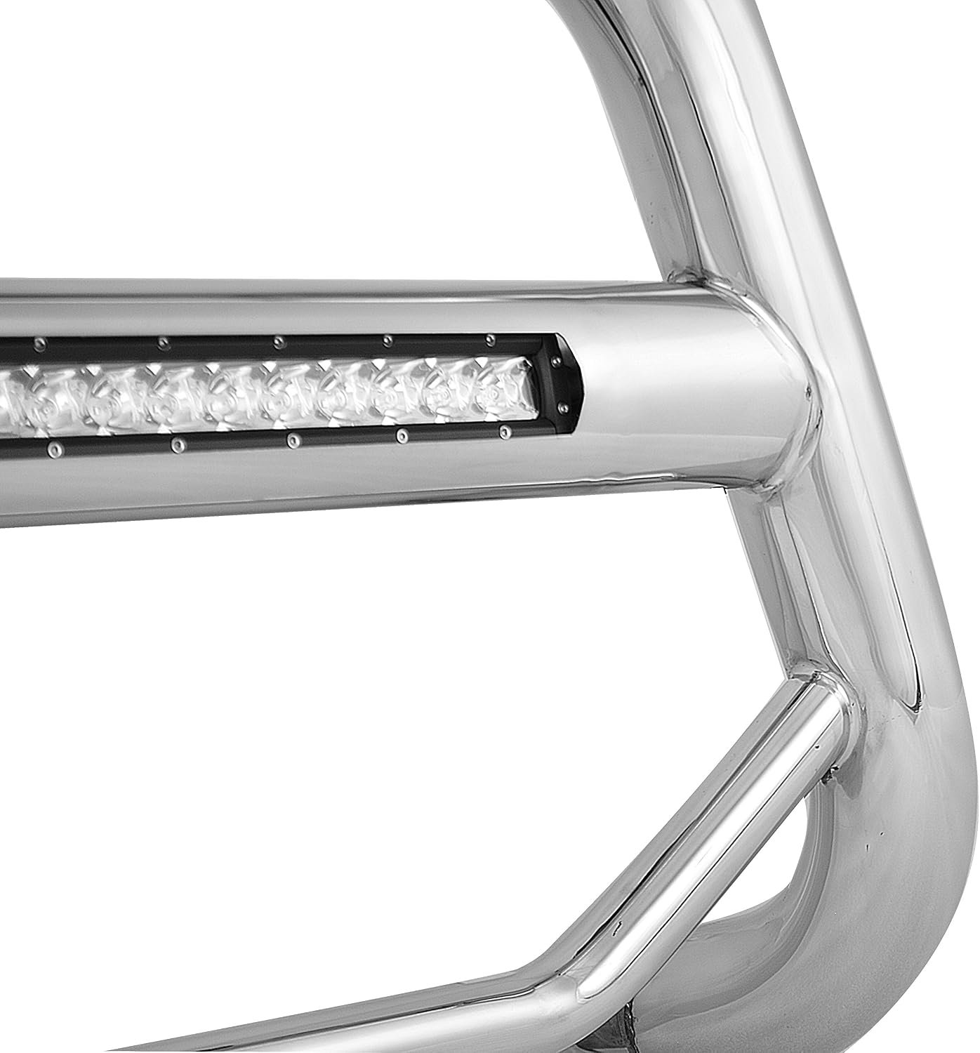 Black Horse MAX Beacon Bull Bar No Skid Plate Stainless Steel Compatible with 2002-2006 Honda CR-V-MAB-HOB3301S
