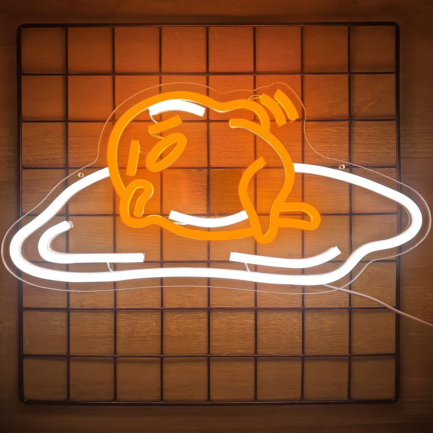 Animal Neon Sign Japanese Lazy Egg Neon Sign for Wall Decor Dimmable Anime Led Light Sign Kawaii Neon Light Sign Cute Light Up Sign for Bedroom Game Room Kids Teens Birthday Gifts Cinsyarn - Image 2