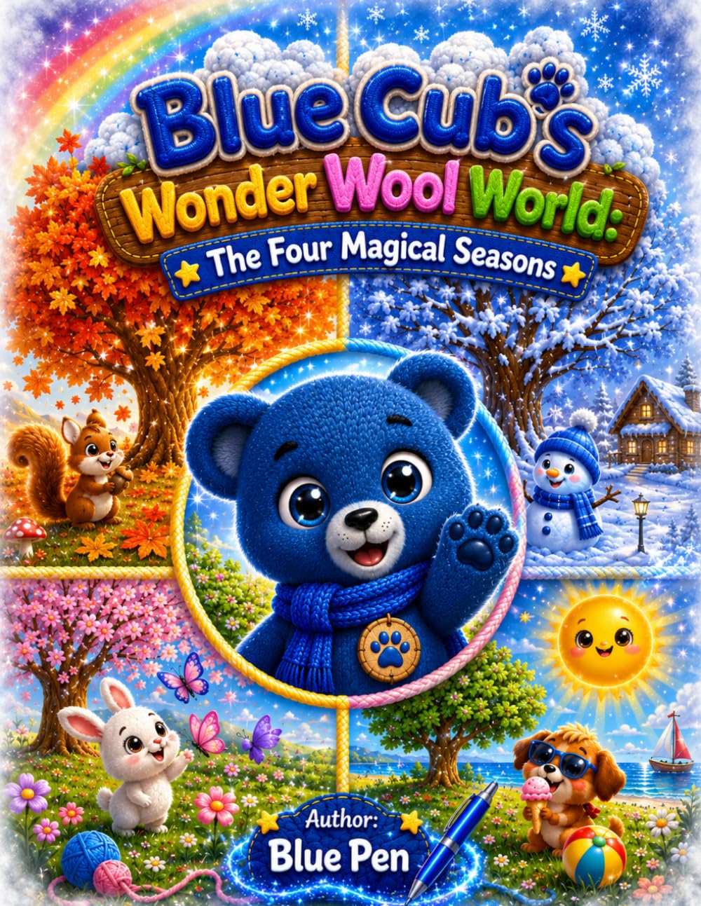 Blue Cub's Wonder Wool World: The Four Magical Seasons (Blue Cub Adventures)