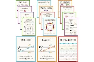 Music Theory Poster Set for Classrooms