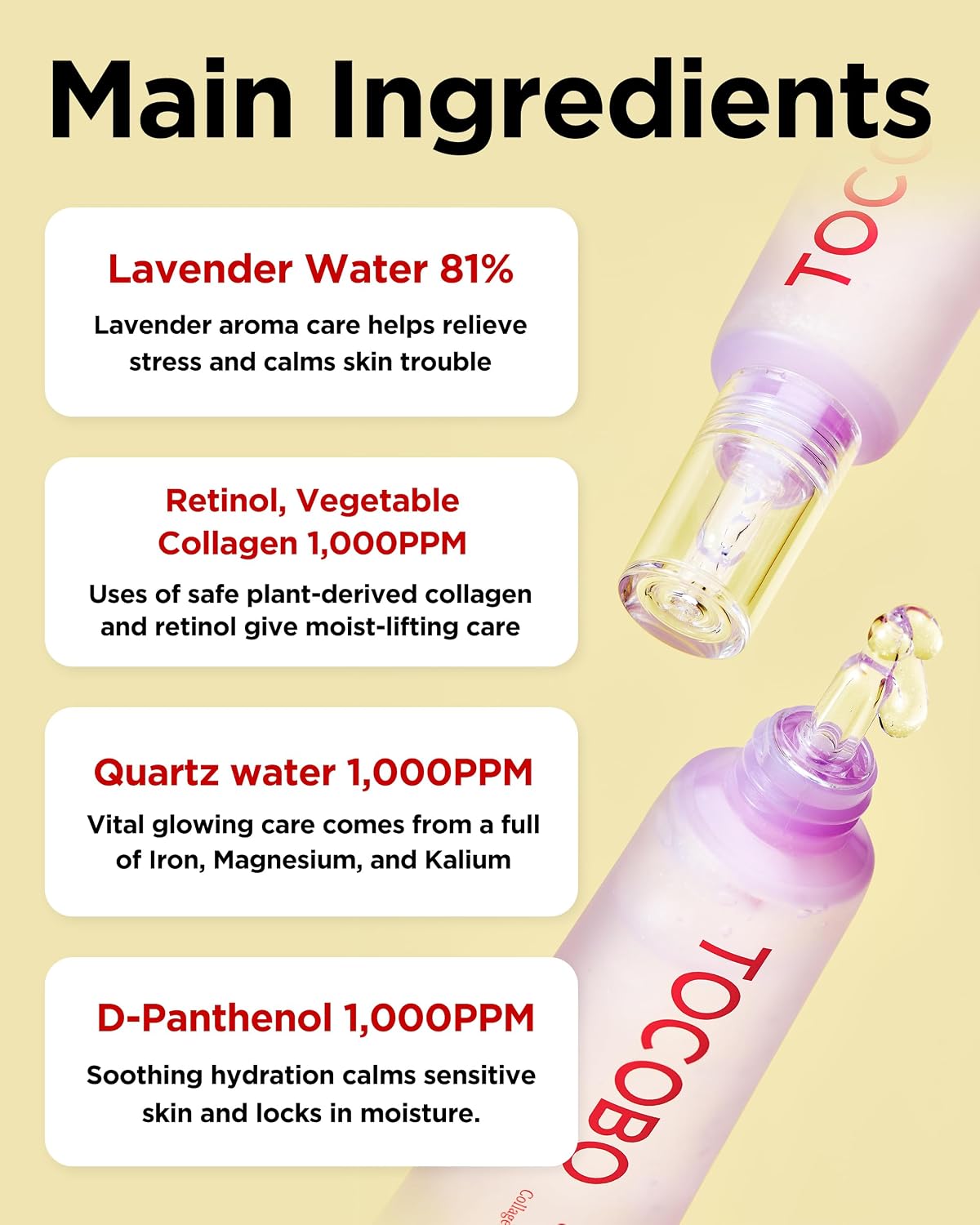 Collagen Brightening Eye Gel Cream – Korean Vegan Under Eye Treatment for Dark Circles & Puffy Eyes – Lightweight, Hydrating Formula with Niacinamide & Lavender – Brightens Fine Lines, 1oz image 4
