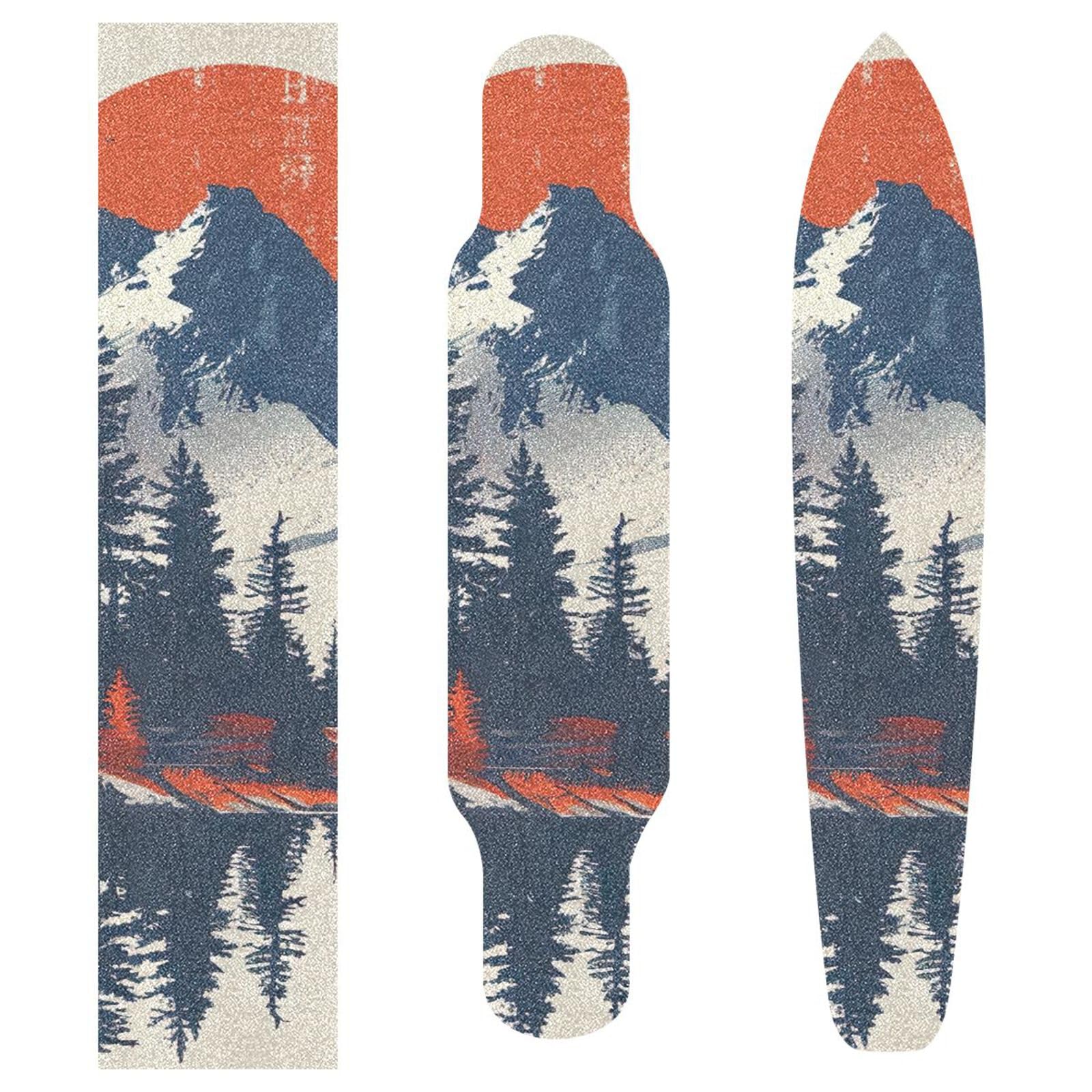 SDMKA Beautiful Sunset Mountains Skateboard Grip Tape 10