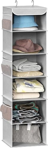 Simple Houseware 6 Shelf Hanging Closet Organizer
