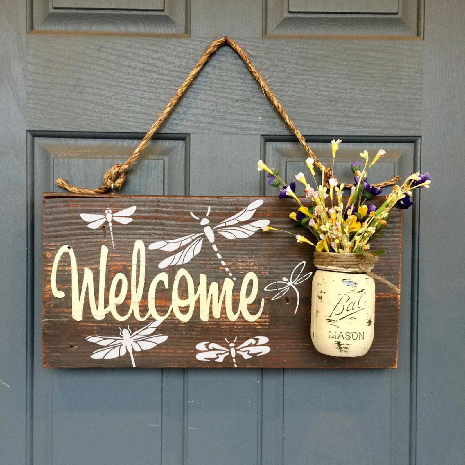 Stencil Fiori Di Campo E Animali - 10 Modelli Per Decorazione Fai Da Te - Foto 3