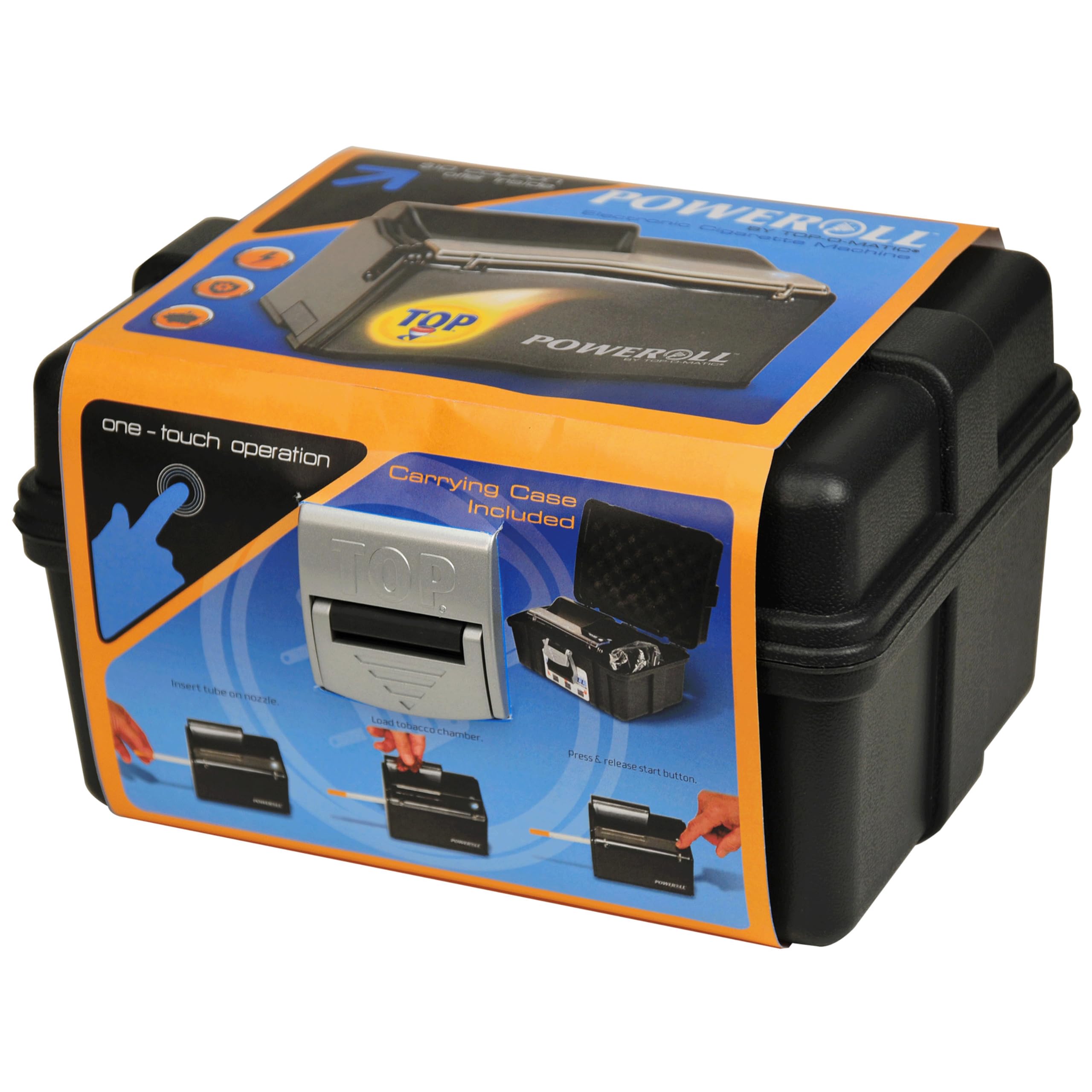 roll o matic cigarette machine Amazon.com: PoweRoll by TOP-O-Matic Electric Cigarette Machine : Health &  Household